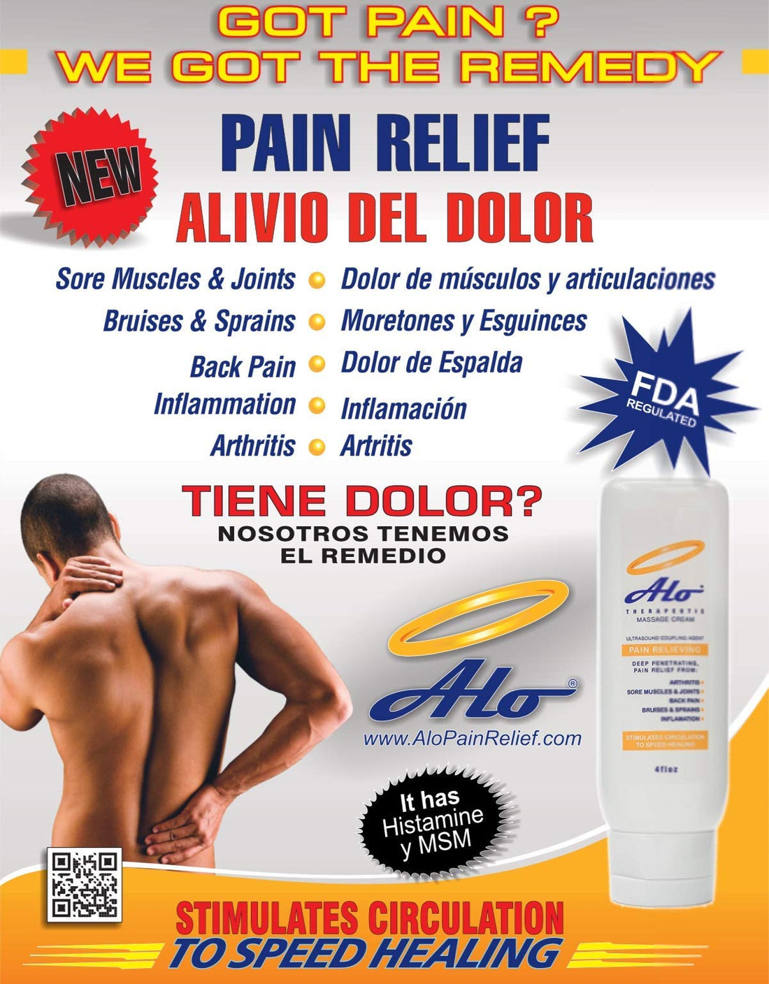 ALO Pain Relief Cream Therapy(32 oz with Pump) for Arthritis, Back Pain, Sciatica, Plantar Fasciitis, Tennis Elbow, Sore Muscles & Joints Inflammation - Working Out Aches, Acute Pain and Chronic Pain ALO Pain Relief Cream buy supplements canada