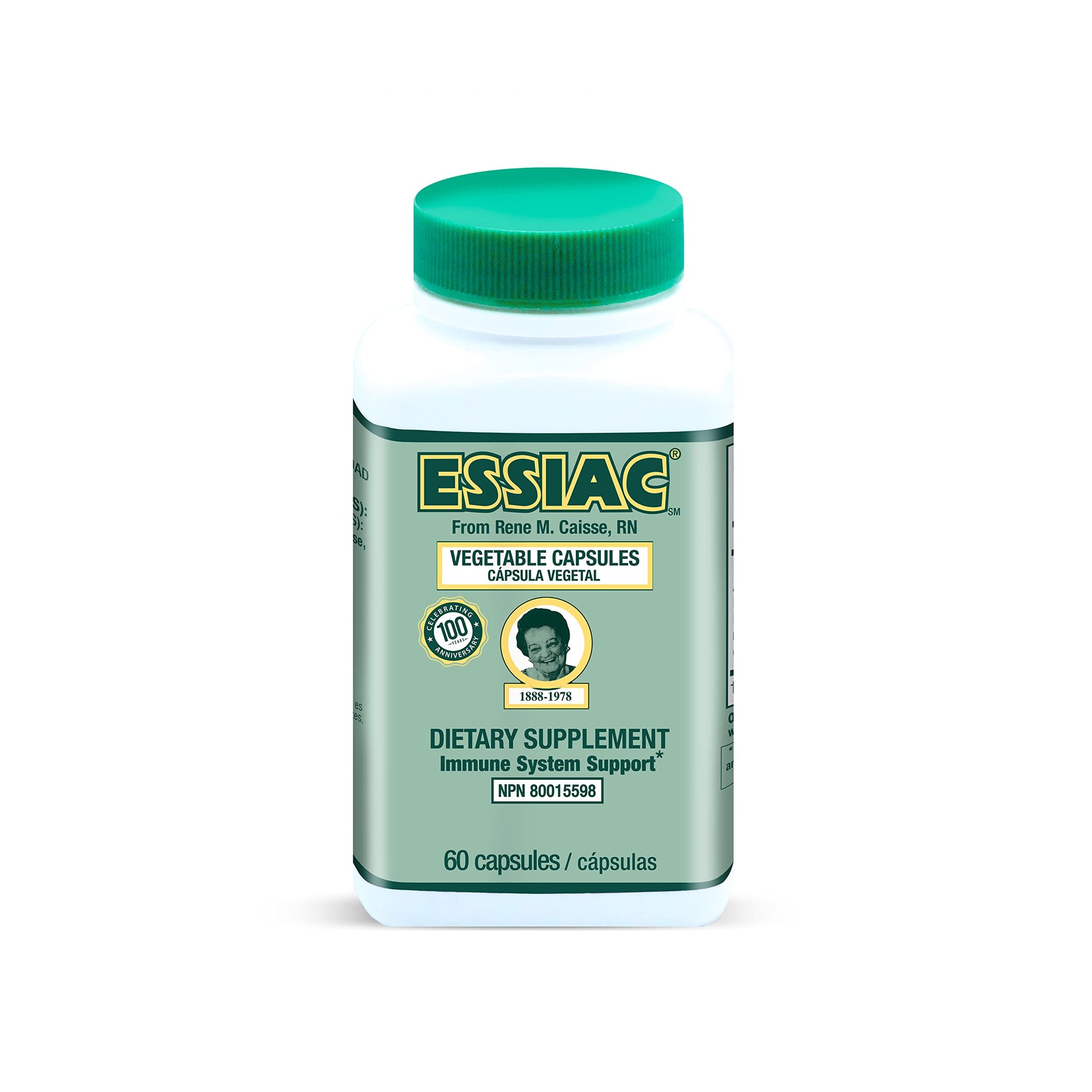 ESSIAC Tea All-Natural Herbal Extract Capsules – 60 Capsules | Powerful Antioxidant Blend to Help Promote Overall Health & Well-Being | Original Formula Since 1922 Essiac buy supplements canada