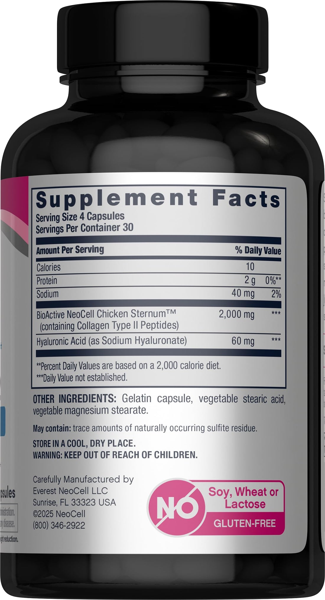 NeoCell Joint Complex Supplement | 120 Capsules | Plus Hyaluronic Acid | Collagen Type II | Advanced Formula NeoCell buy supplements canada