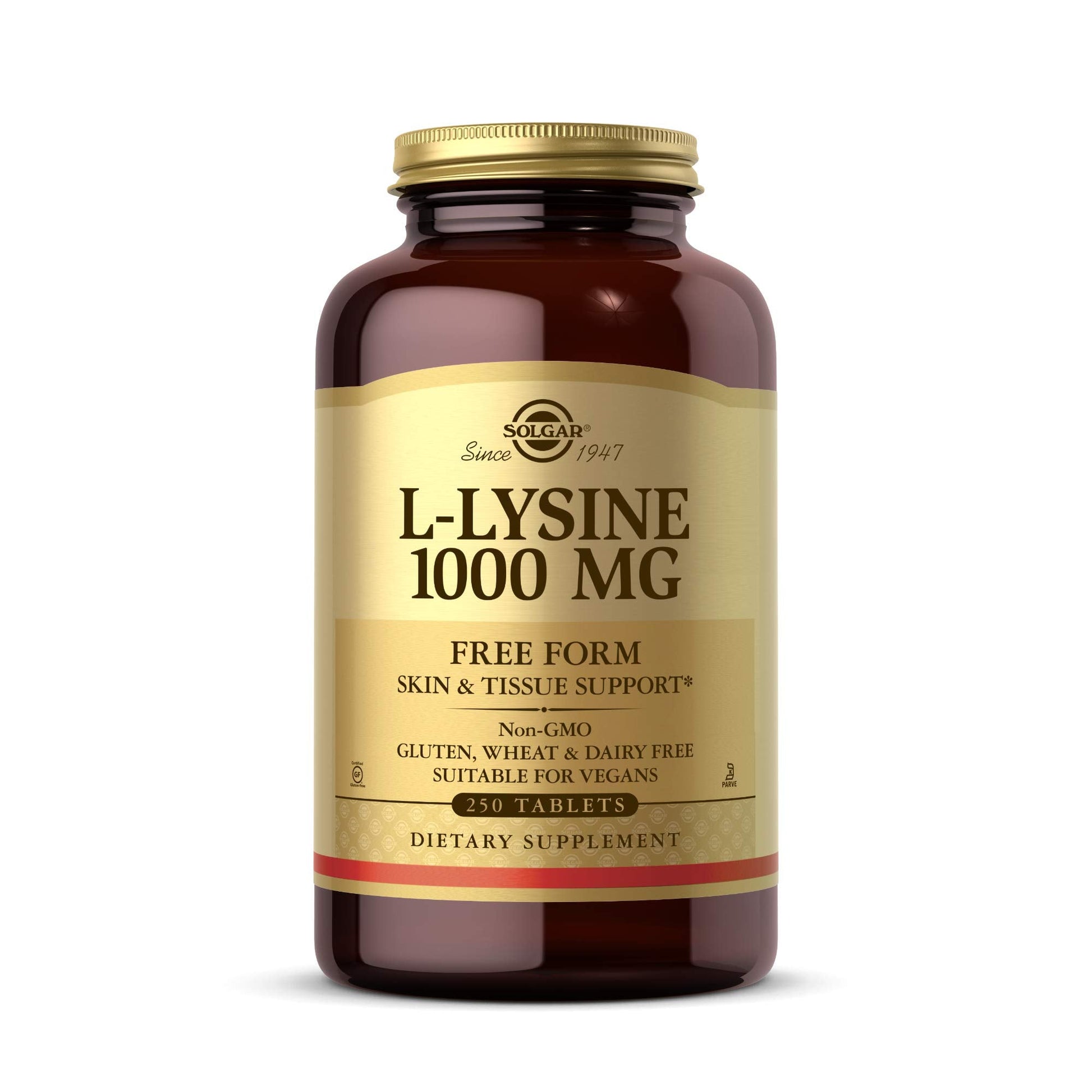 Solgar L-Lysine 1000 mg, 250 Tablets - Enhanced Absorption and Assimilation - Promotes Integrity of Skin and Lips - Collagen Support - Amino Acids Solgar buy supplements canada