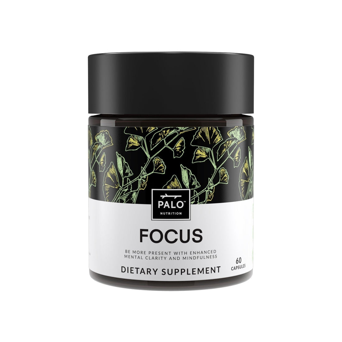 PALO Focus Brain Booster Natural Supplement Nootropic for Memory, Focus, Learning, Reall, Attention and Cognition - Ginkgo Biloba, Bacopa, Gotu Kola, Ashwagandha, Mucuna 60 Capsules PALO buy supplements canada