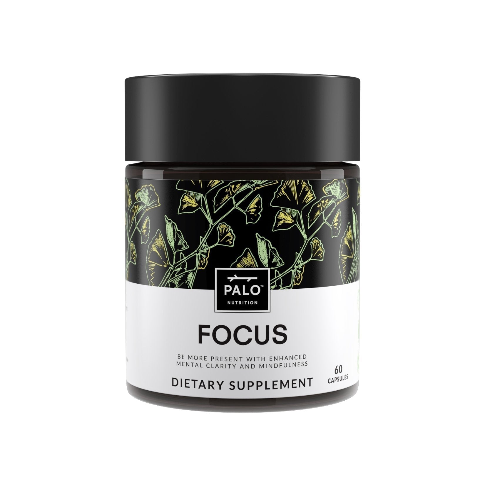 PALO Focus Brain Booster Natural Supplement Nootropic for Memory, Focus, Learning, Reall, Attention and Cognition - Ginkgo Biloba, Bacopa, Gotu Kola, Ashwagandha, Mucuna 60 Capsules PALO buy supplements canada