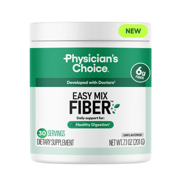 Physician's CHOICE Easy Mix Fiber for Digestive Health & Regularity - No Grit, Sugar Free, & Tasteless Physician's CHOICE buy supplements canada
