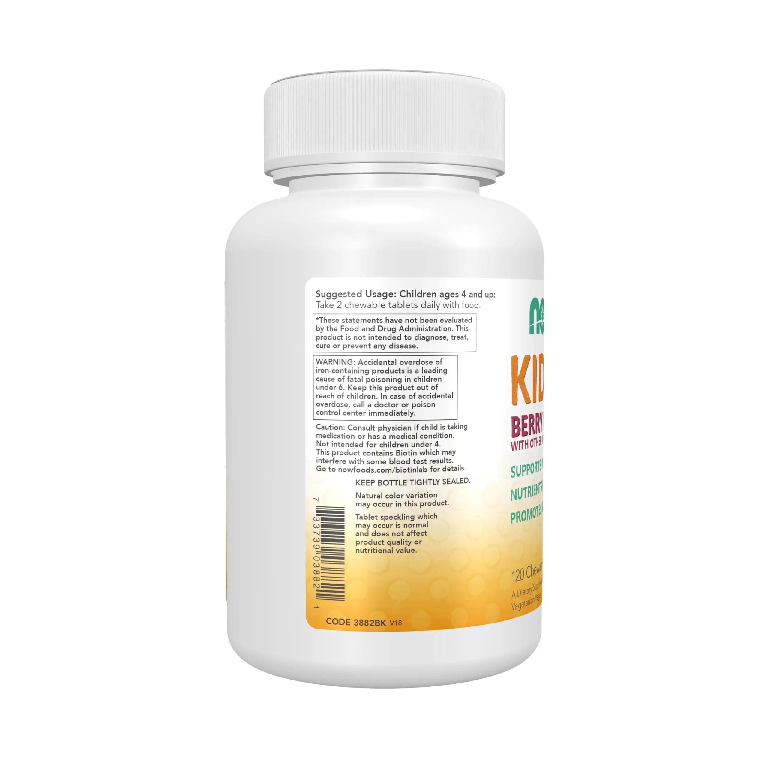 NOW Kids Supplements, Kid Vits Multivitamin, Berry Lemonade Flavor, 120 Chewable Tablets NOW Foods buy supplements canada