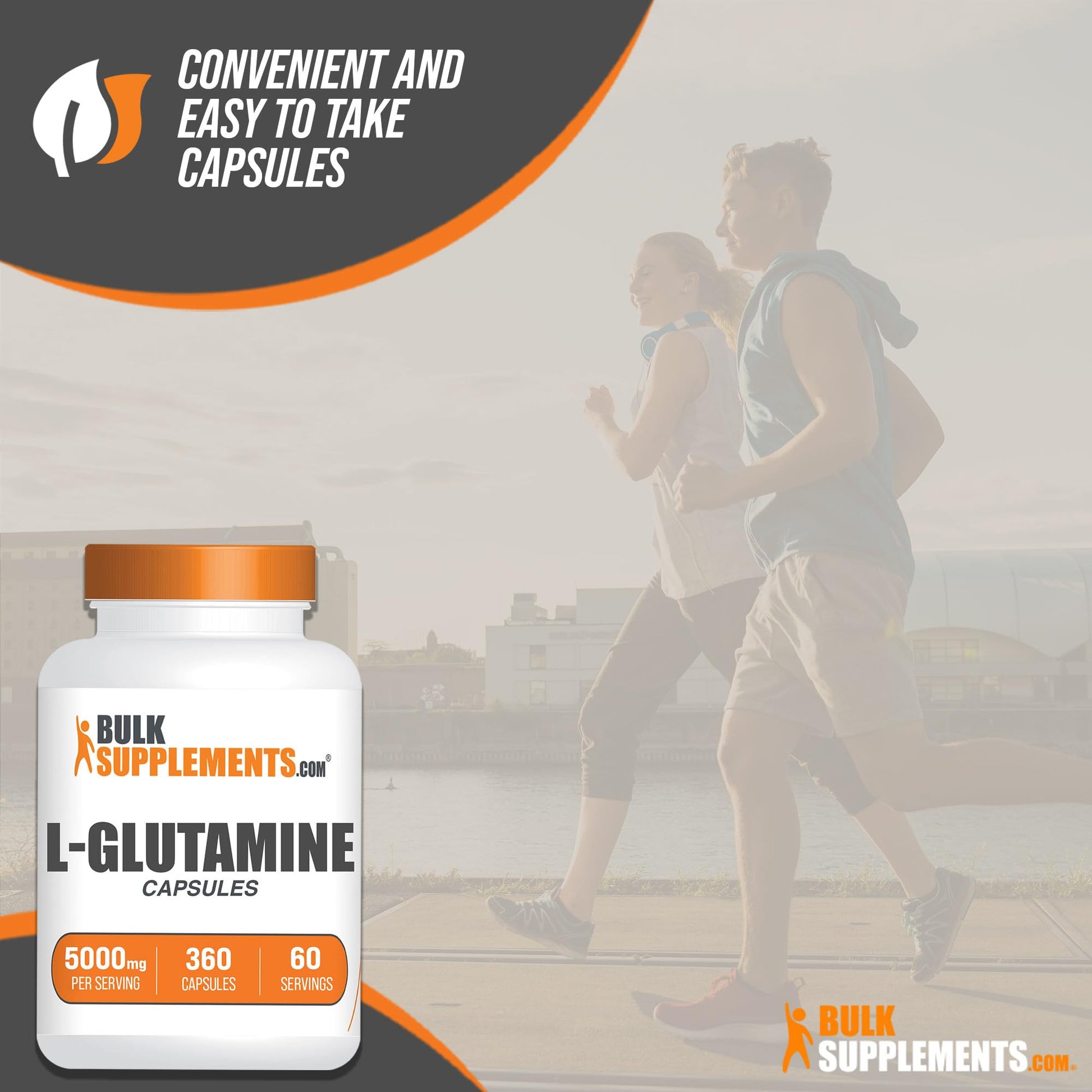 BULKSUPPLEMENTS.COM L-Glutamine Capsules - Glutamine Supplement, L Glutamine BULKSUPPLEMENTS.COM buy supplements canada