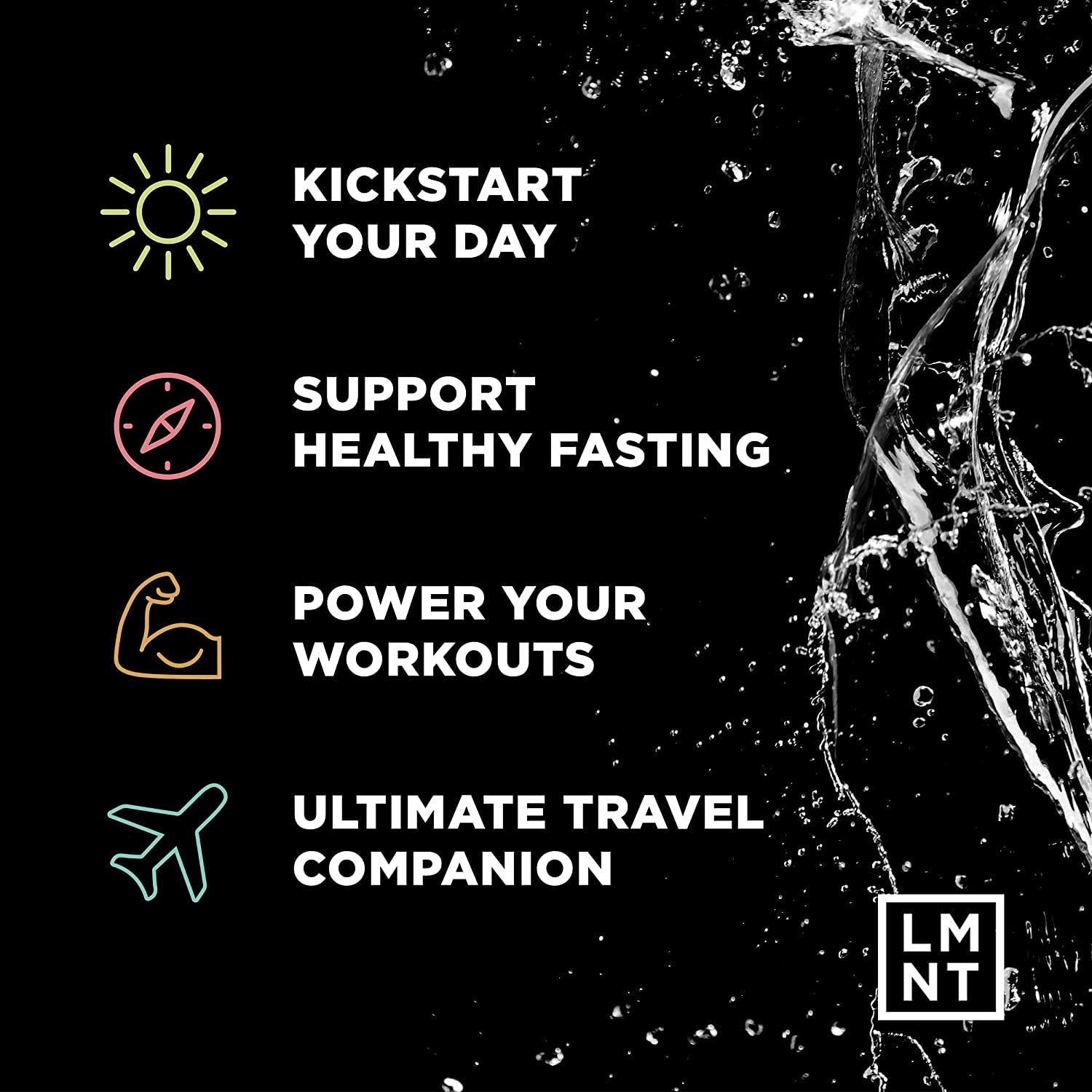 LMNT Zero Sugar Electrolytes - Sample Pack | Drink Mix | 8-Count Drink LMNT buy supplements canada