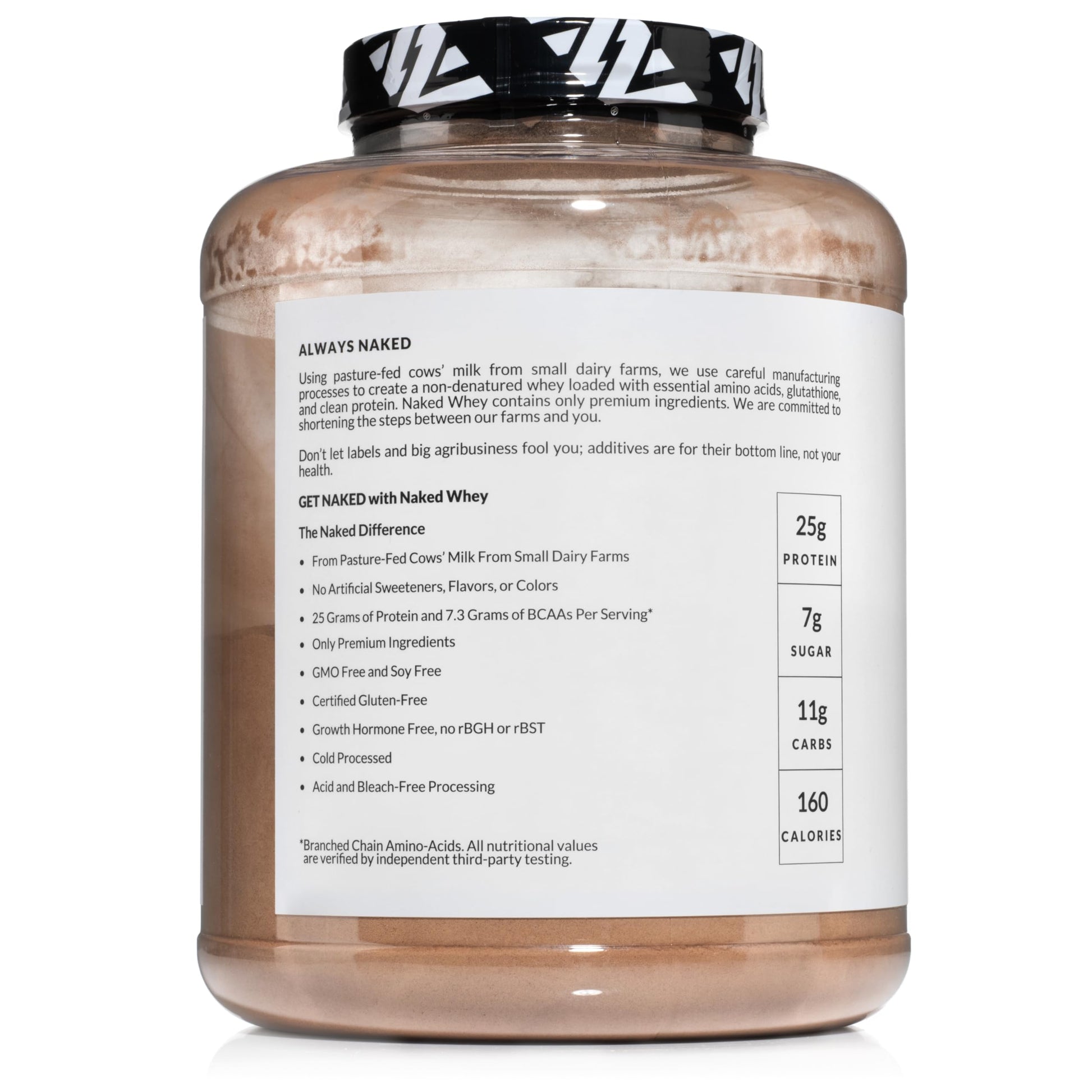 NAKED Whey Double Chocolate Grass Fed Whey Protein Powder, No GMO, No Soy NAKED buy supplements canada