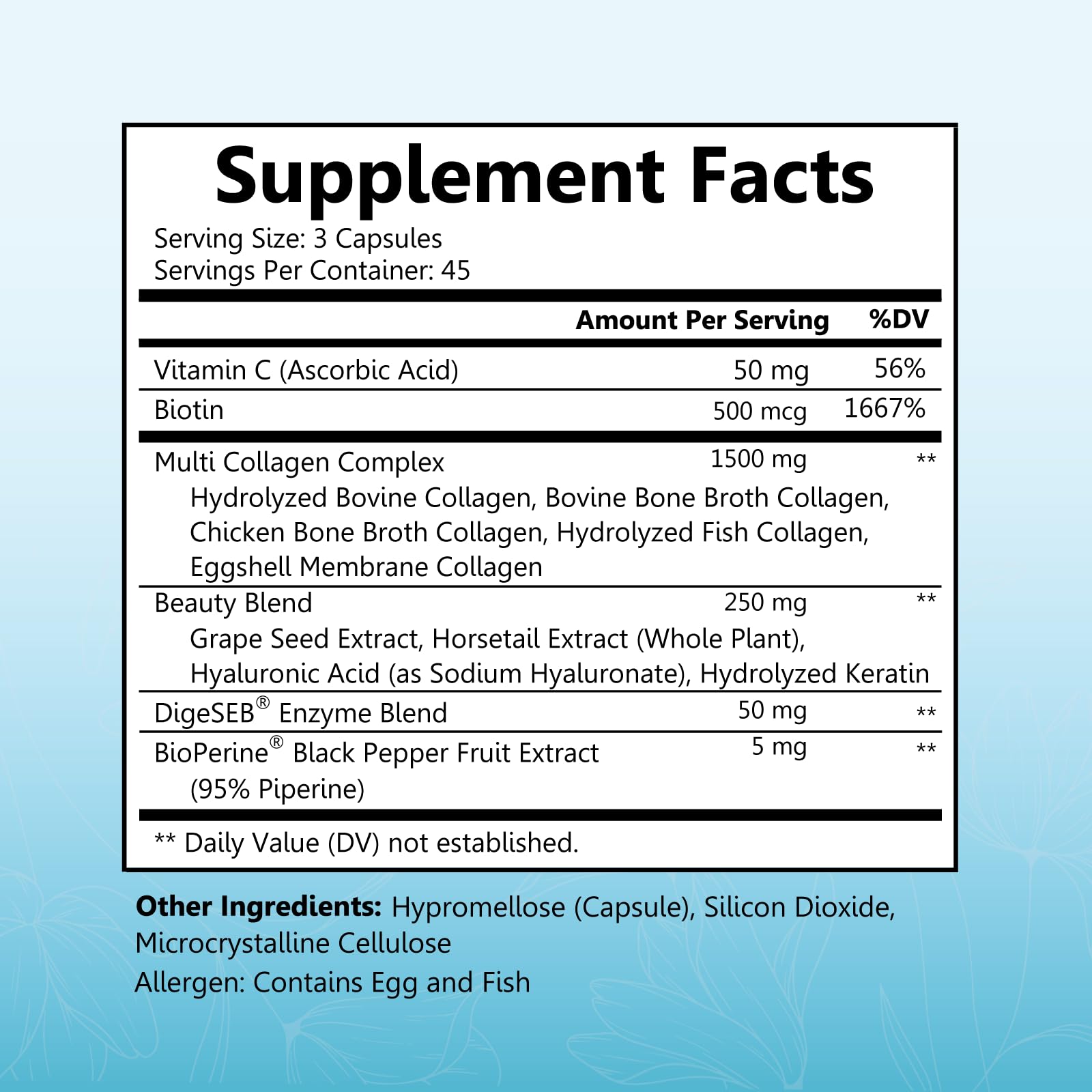 Multi Collagen Pills for Women (Types I II III V X) with Vitamin C Hyaluronic Acid Biotin BioSchwartz buy supplements canada