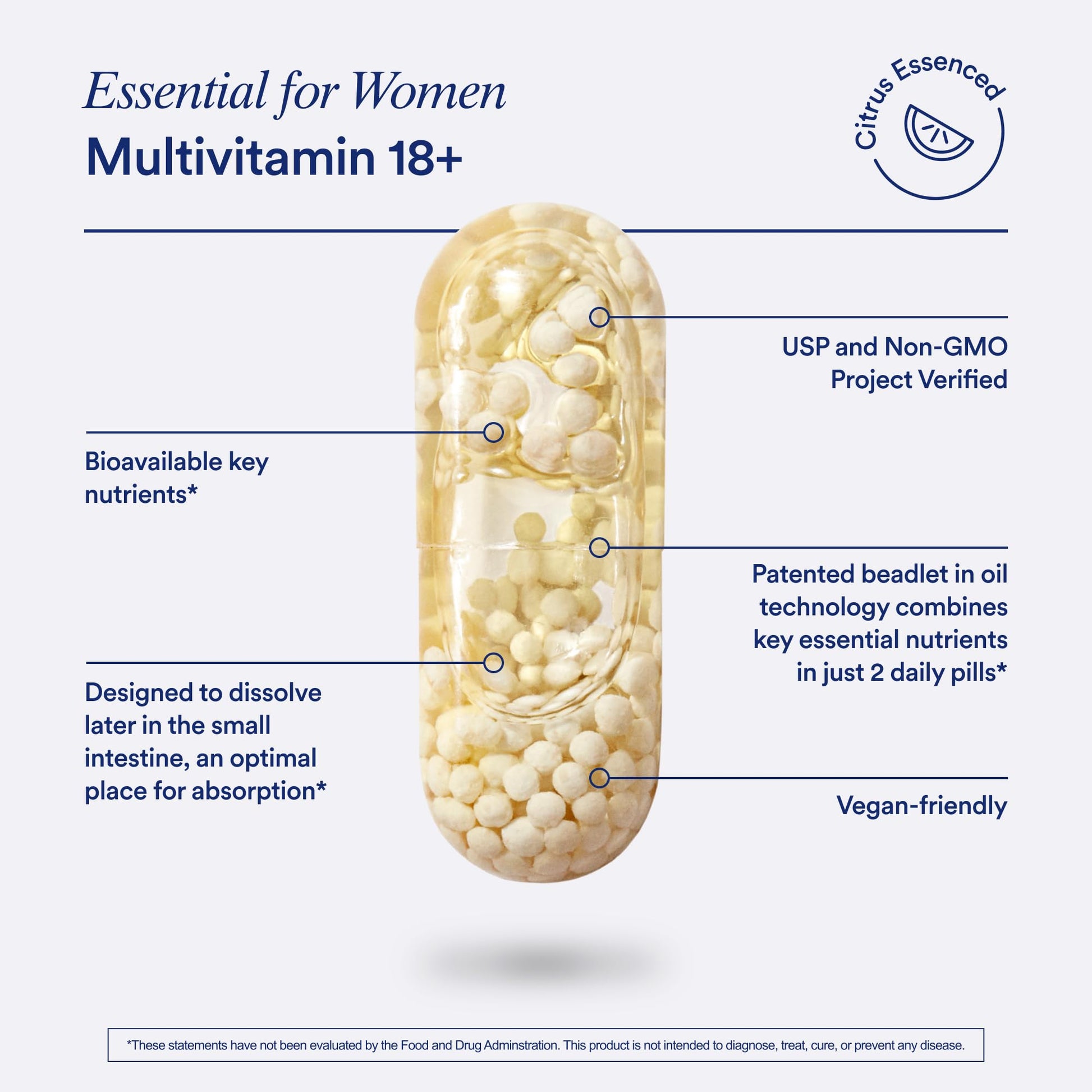 Ritual Women’s 18+ Daily Multivitamin - Key Essential Vitamins and Minerals to Support Energy, Heart, Bone, Brain Health* - Clinical Backed - Vegan Ritual buy supplements canada