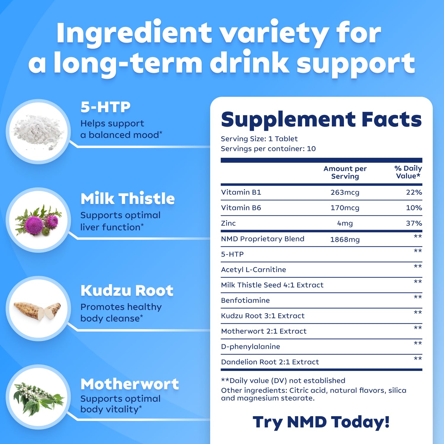 NoMoreDrinks Alcohol Cravings Reducer - Stop Drinking Alcohol Supplements & Liver Erectogen buy supplements canada