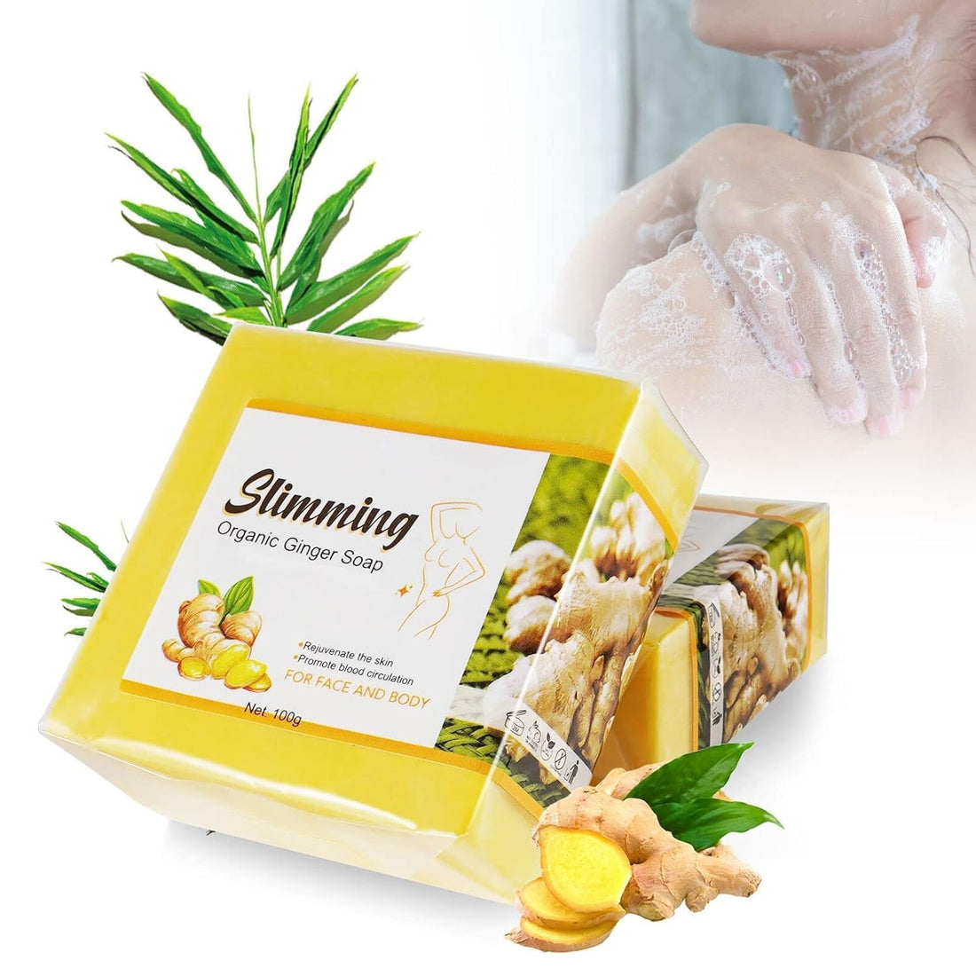 Organic Ginger Soap, Moisturizing Bath Soap, Slimming Ginger Soap, Deep Clean Effectively Moulis buy supplements canada
