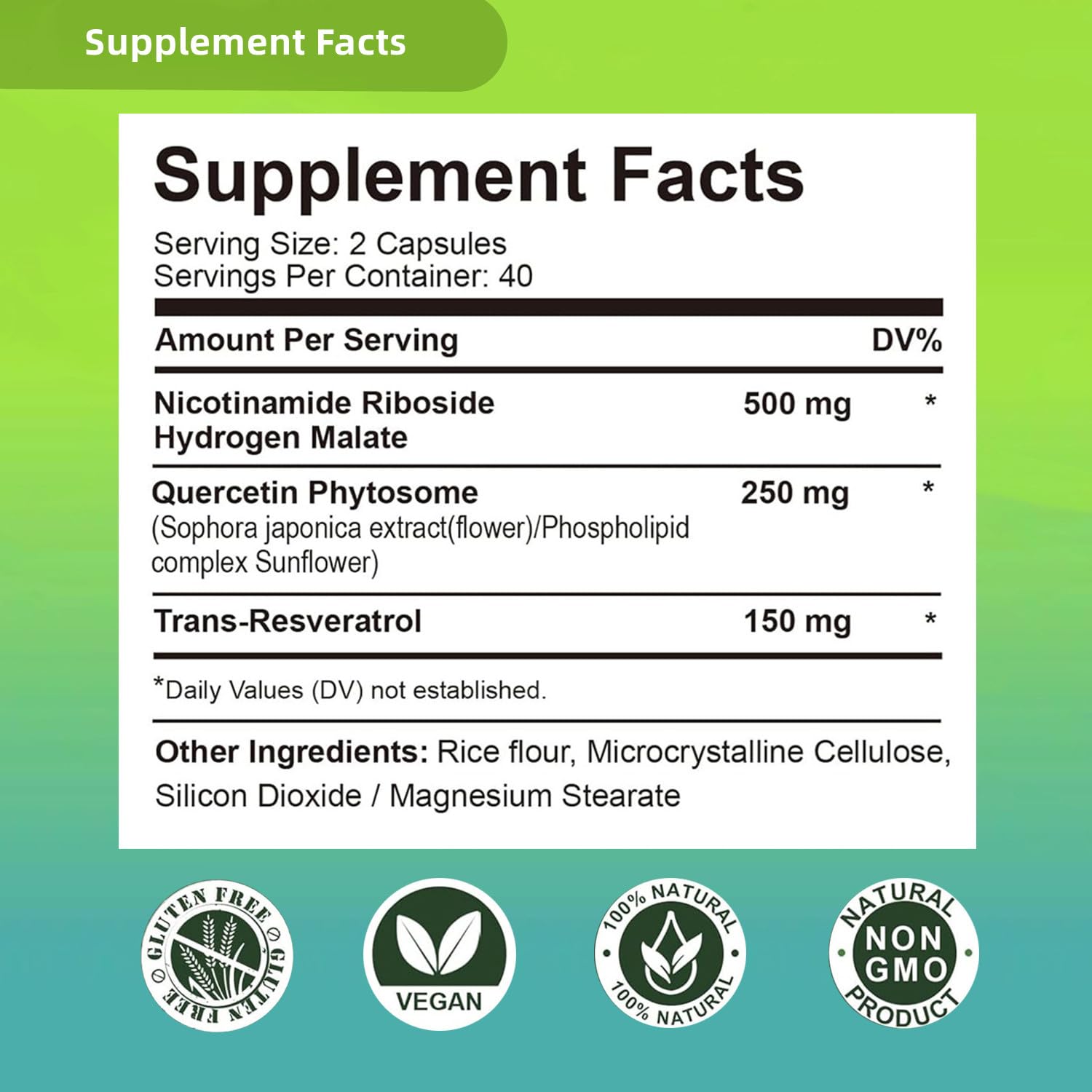 Renyqatt NAD+ Supplement - Liposomal Nicotinamide Riboside - Supplement for Anti-Aging, Energy, Focus - 80 Capsules（1B） Renyqatt buy supplements canada