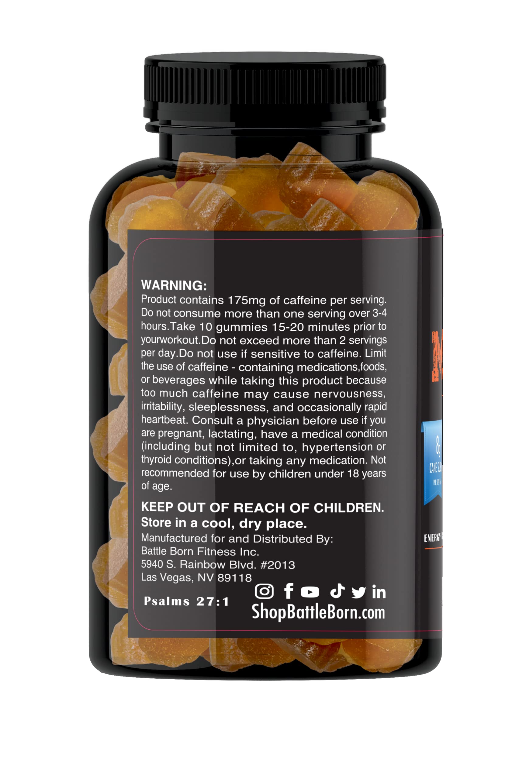 Mindset Dietary Supplement Gummies for Energy and Performance | Naturally Flavored Battle Born Supplements buy supplements canada