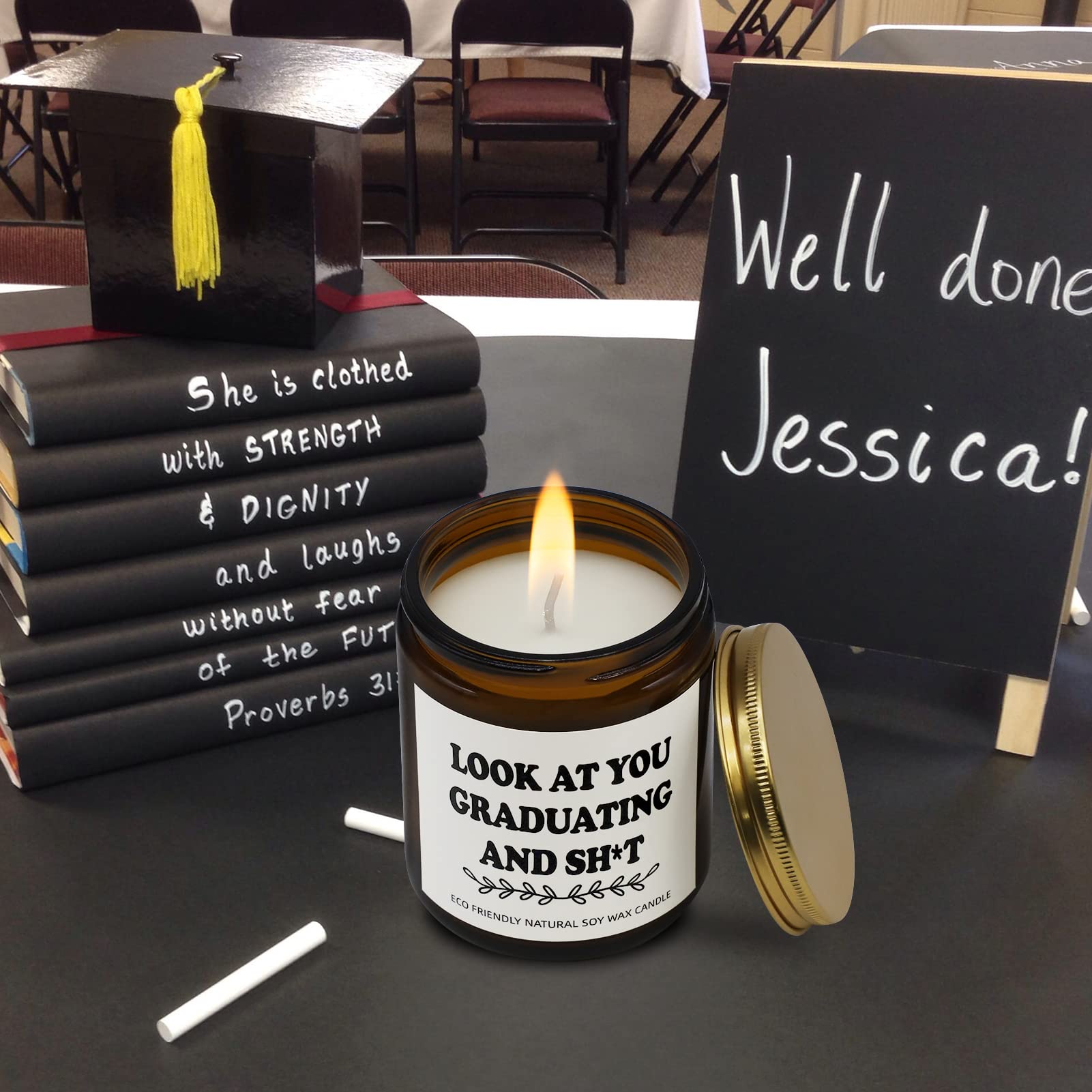Joyseller Funny Graduation Gift for Her/Him, Look at You Graduation Candles for Party Decorations Joyseller buy supplements canada