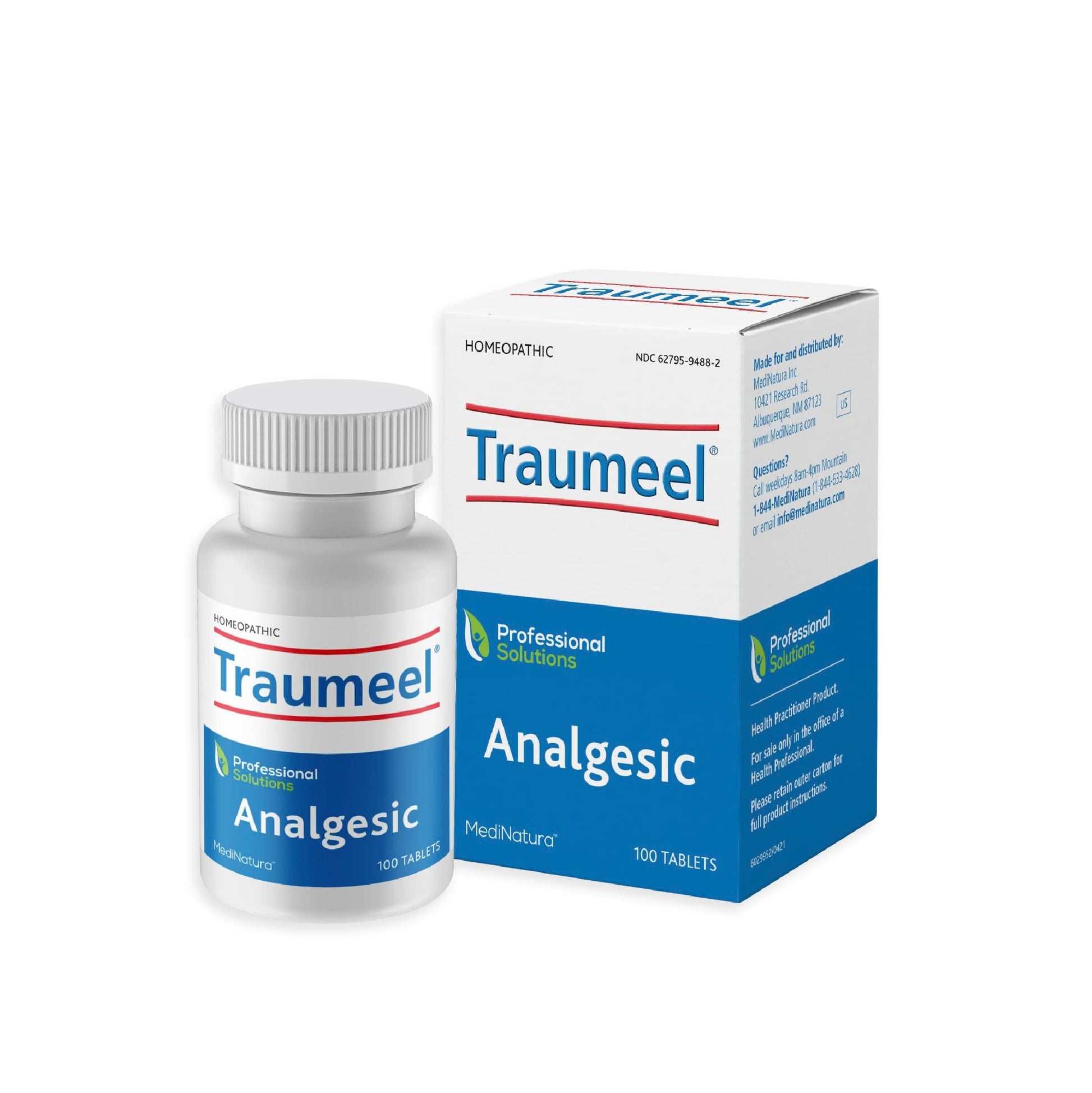 MediNatura Traumeel Homeopathic Arnica + 13 Active Ingredients for Muscle, Joint, Back, Arthritis, Injury, Exercise Related Pain & Soreness - Made in Germany - 100 Tablets MediNatura buy supplements canada