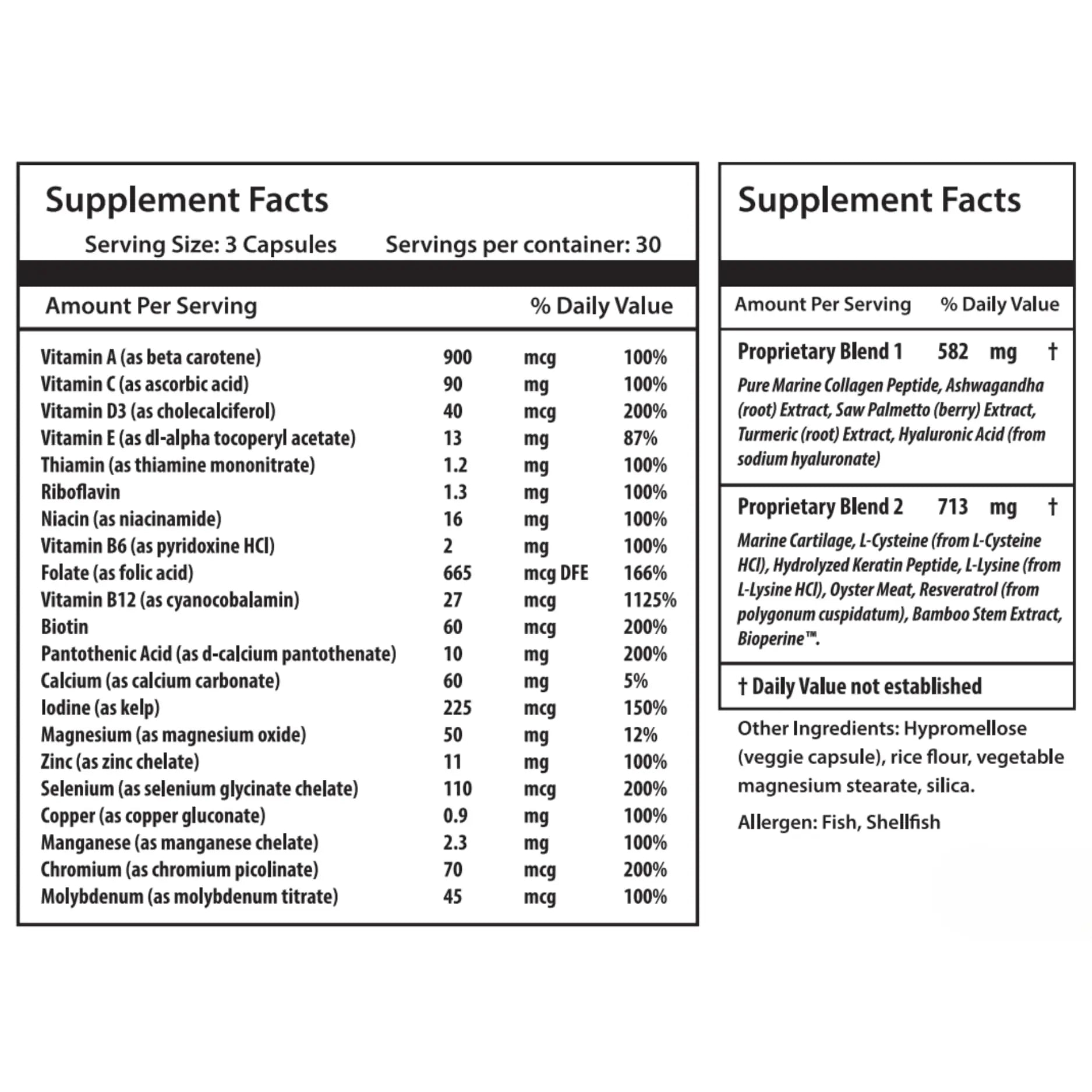 ULULIFE Complete Multivitamin for Men & Women: All-Natural & Cruelty Free with Biotin, Collagen, Keratin, & More - Promotes Hair Growth & Thickness ULULIFE buy supplements canada