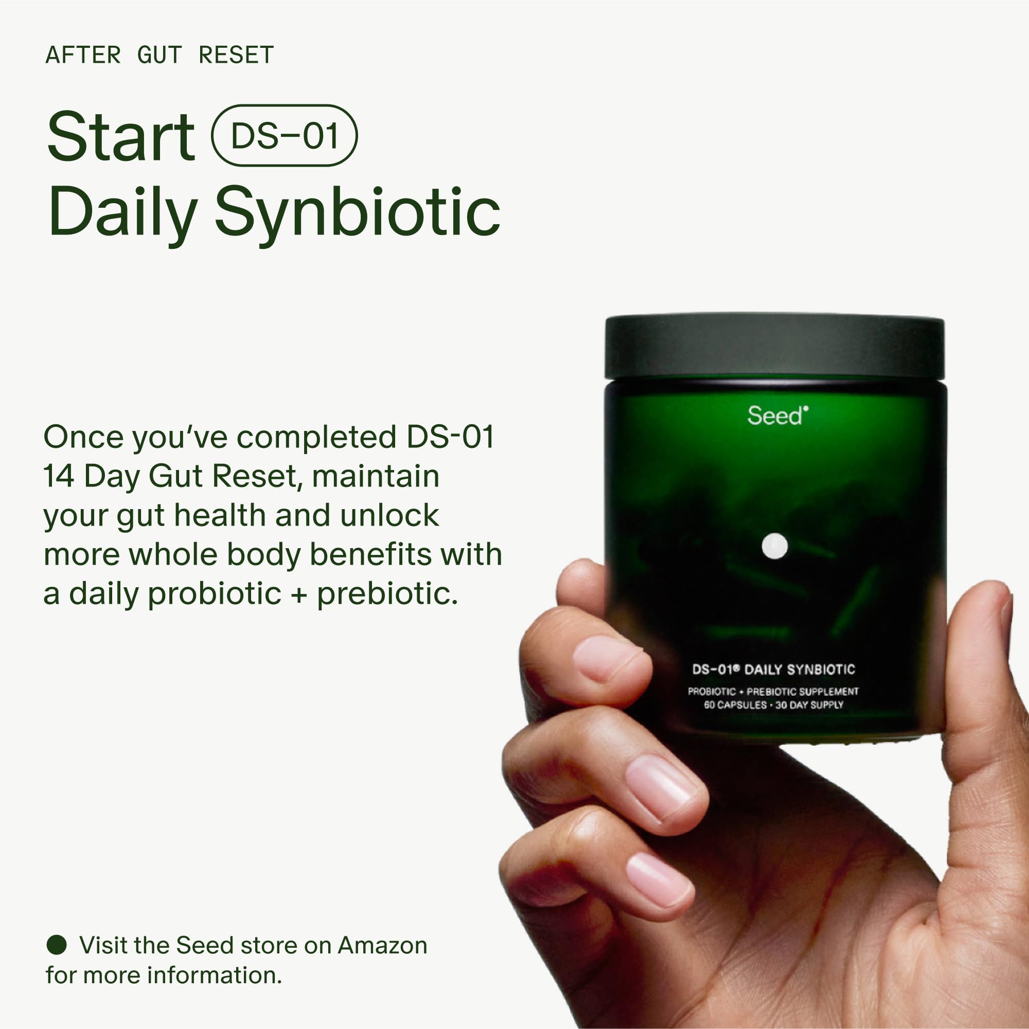 Seed 14 Day Gut Reset - Prebiotic and Probiotic for Women & Men - Digestive Health, Gut Health, Rapid Gut Recovery, Bloating & Constipation Relief - Vegan & Shelf-Stable - 28 Capsules (14-Day Supply) Visit the Seed Store buy supplements canada