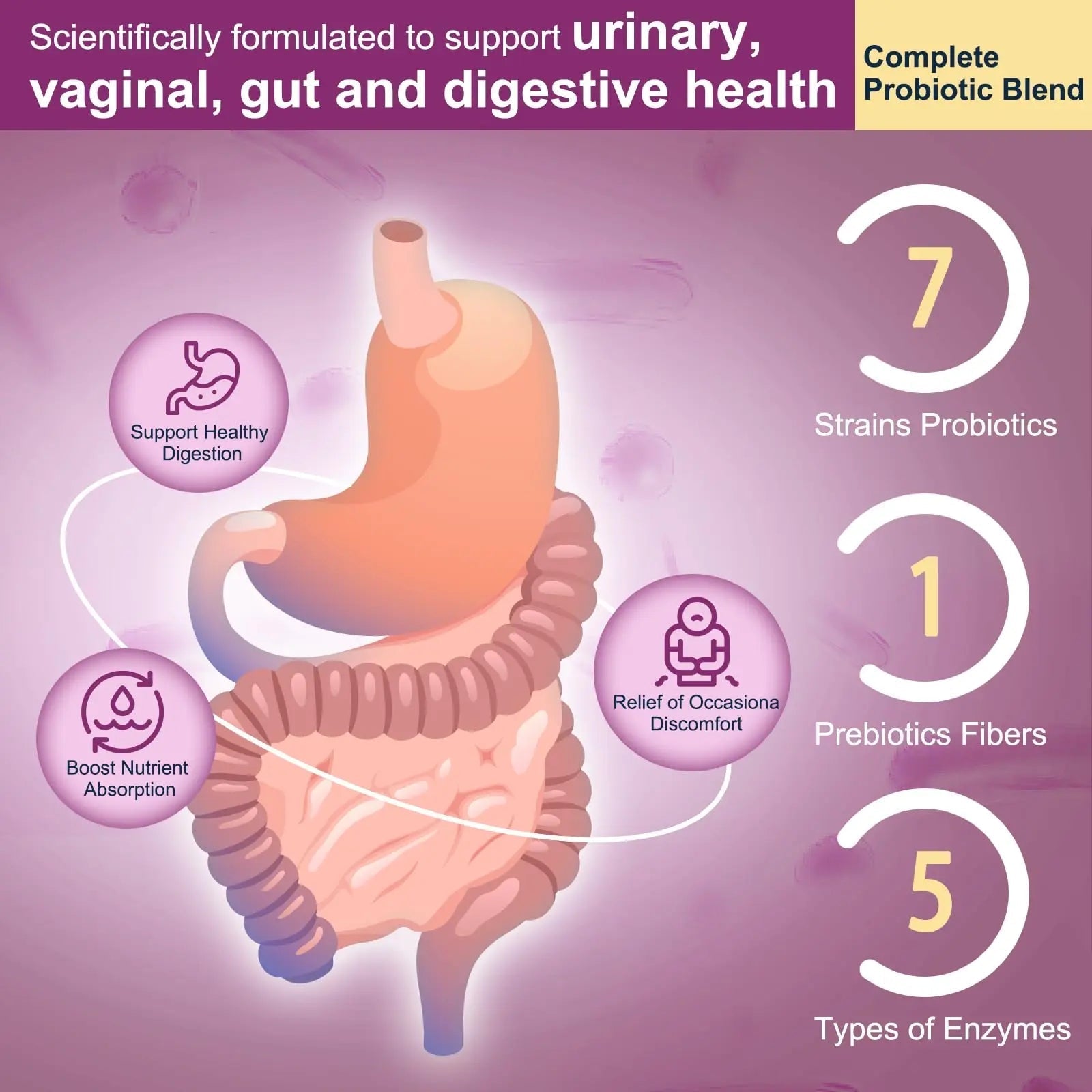 DRFOSTER Urinary Tract Health for Women, Vaginal Probiotics for Women pH Balance with D-Mannose, Cranberry, Probiotics and Prebiotics for Digestive Helath 90 Veggie Capsules DRFOSTER buy supplements canada