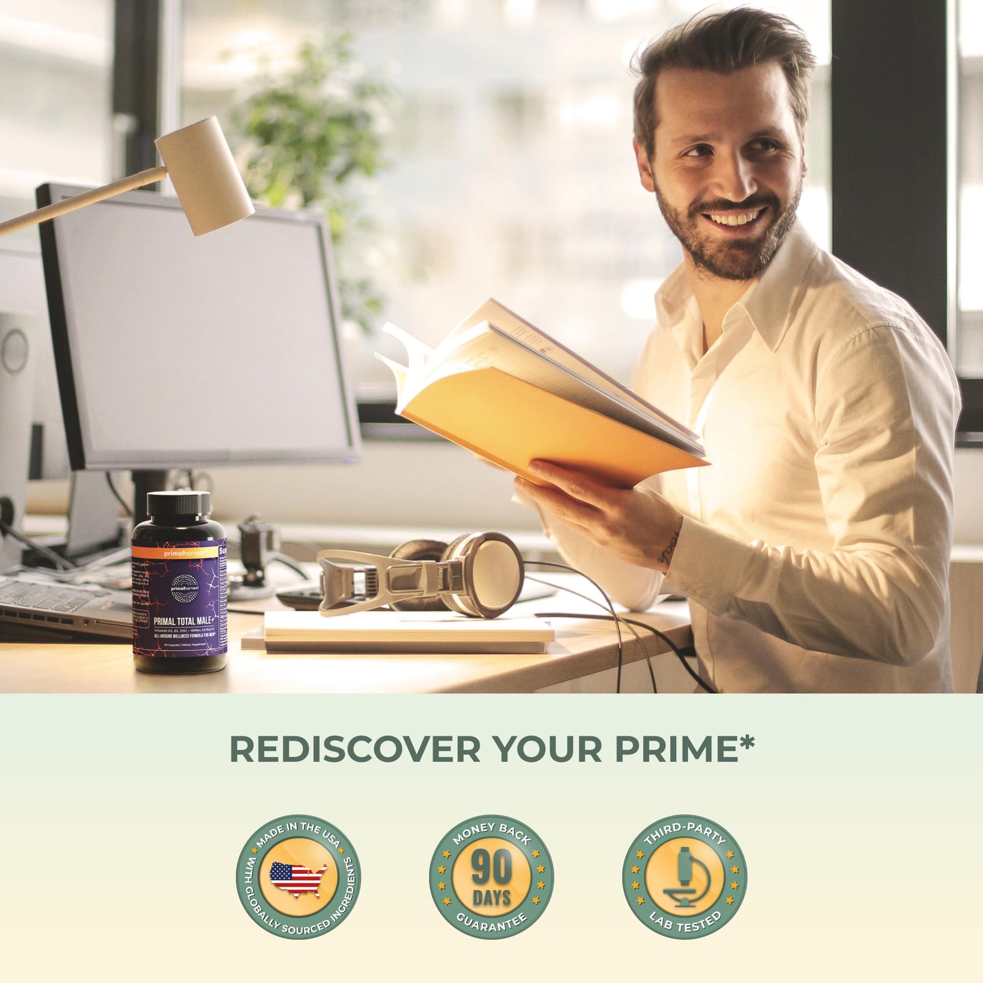 Primal Harvest Primal Total Male Natural Tribulus Terrestris, Fenugreek, Korean Ginseng Primal Harvest buy supplements canada