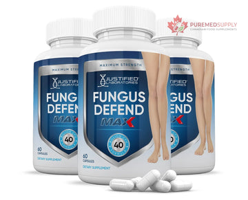 Justified Laboratories (3 Pack) Fungus Defend Max Pills 40 Billion CFU Probiotic 180 Capsules Justified Laboratories buy supplements canada
