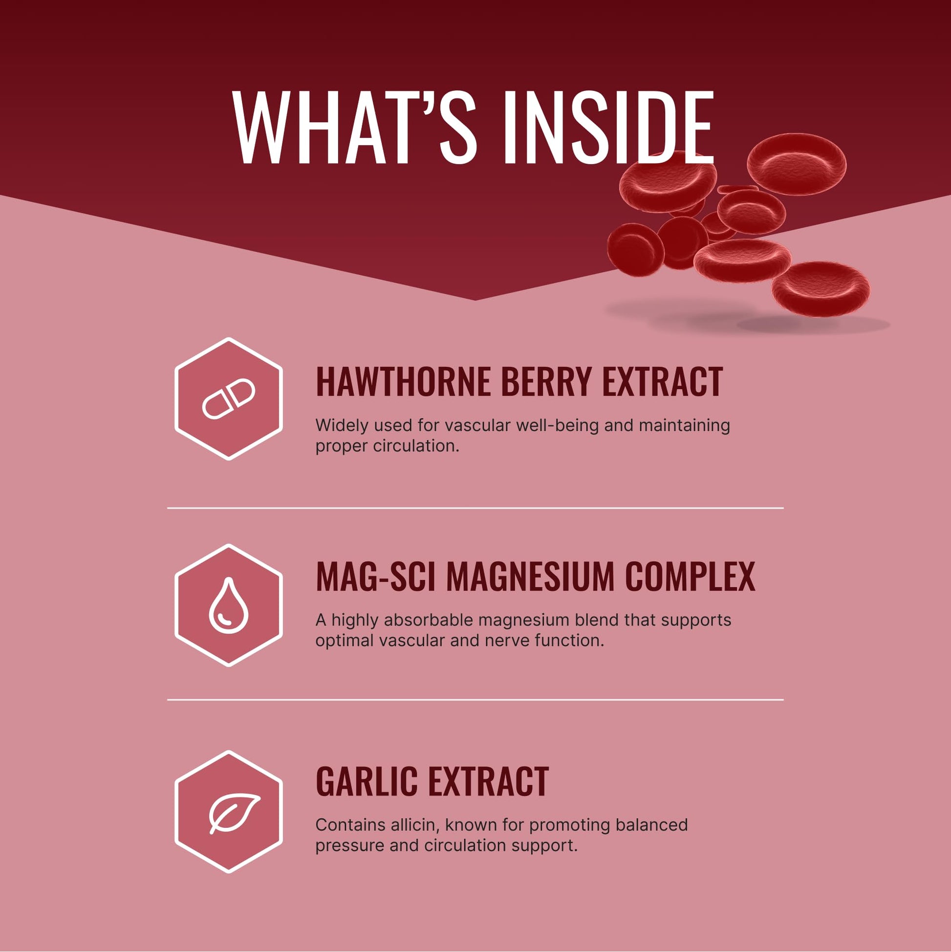 Approved Science Bloodsyl - Supports Blood Flow - Hawthorn Berry, Magnesium, BioPerine - Vegan - 180 Capsules - Pack of 1 Approved Science buy supplements canada