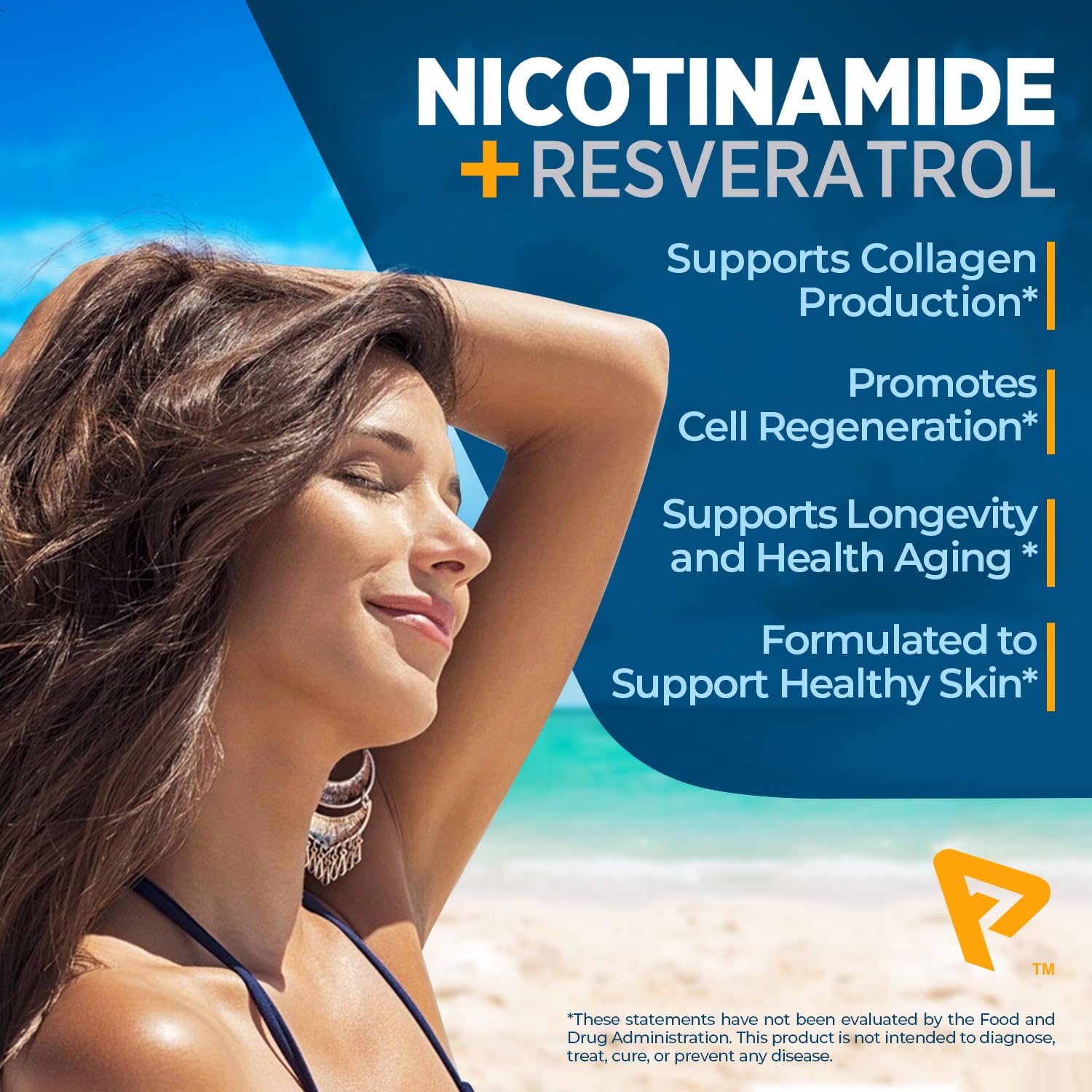 Nicotinamide 500 mg with Resveratrol 100 mg 120 Veggie Capsules - Non-GMO Vitamin B3, Supports Metabolic Health, NAD+, Skin Cell & Mitochondrial Energy Production. Made in USA for Men and Women Prime Formulas buy supplements canada