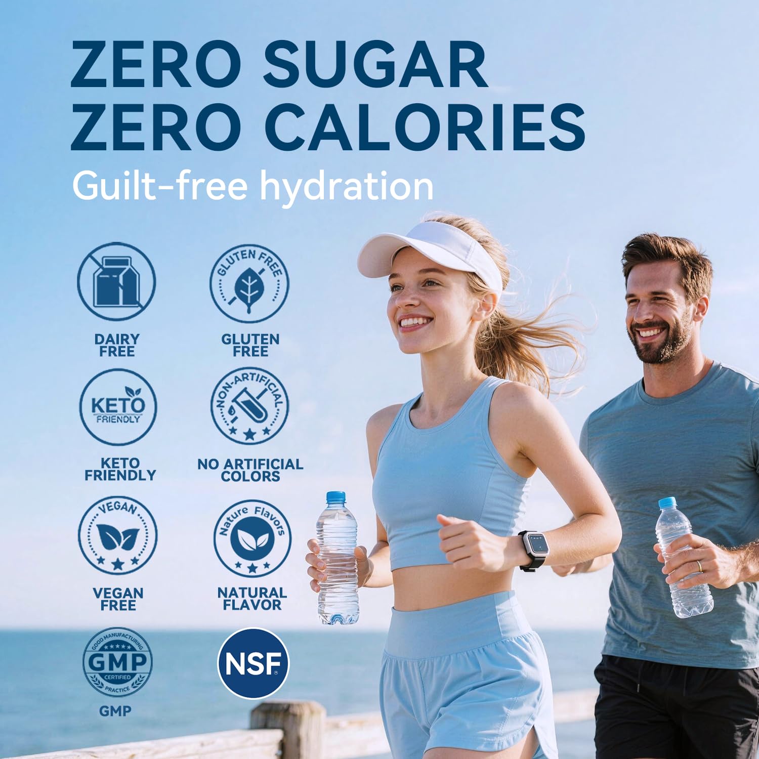 Aibiodi Electrolytes Powder Packets - Sugar Free & Zero Calorie Liquid Daily IV Drink Mix - Instant Hydration & Energy Supplement with 6 Electrolytes and 5 Vitamins Aibiodi buy supplements canada