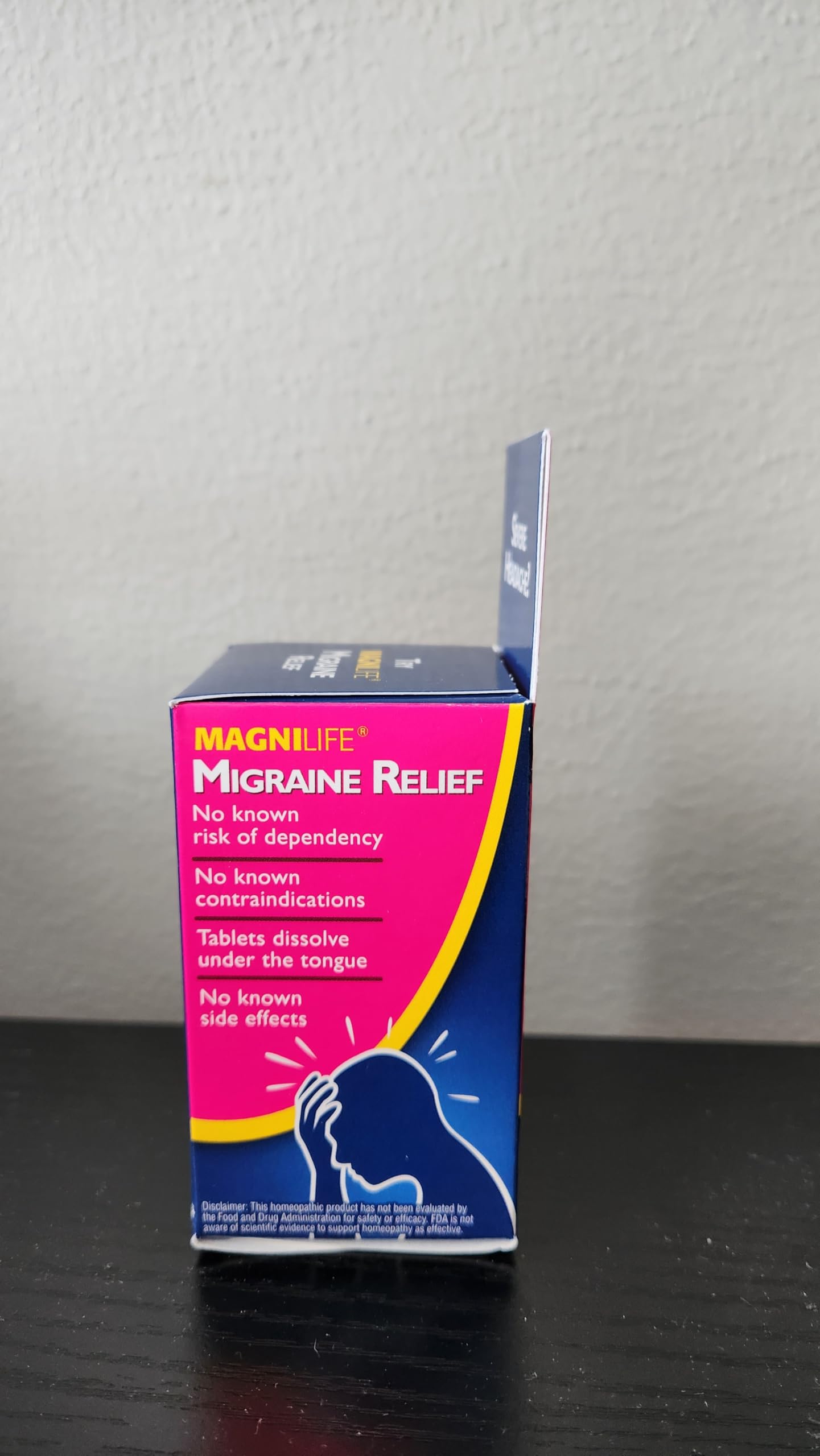 MagniLife Migraine Relief, Non-Habit Forming, 90 Homeopathic Tablets, Migraine Medicine for Light & Sound Sensitivity, Nausea, Blurred Vision & Pressure, Quick-Dissolve Headache Pain Relief MagniLife buy supplements canada