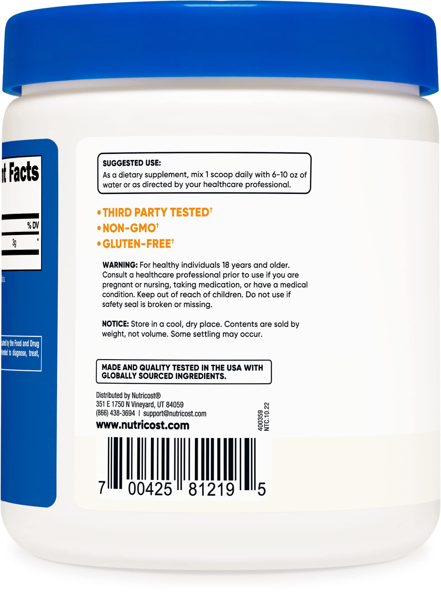 Nutricost L-Citrulline Malate 300G (2 Pack) - Pure L-Citrulline Powder, 3000mg Per Serving Nutricost buy supplements canada
