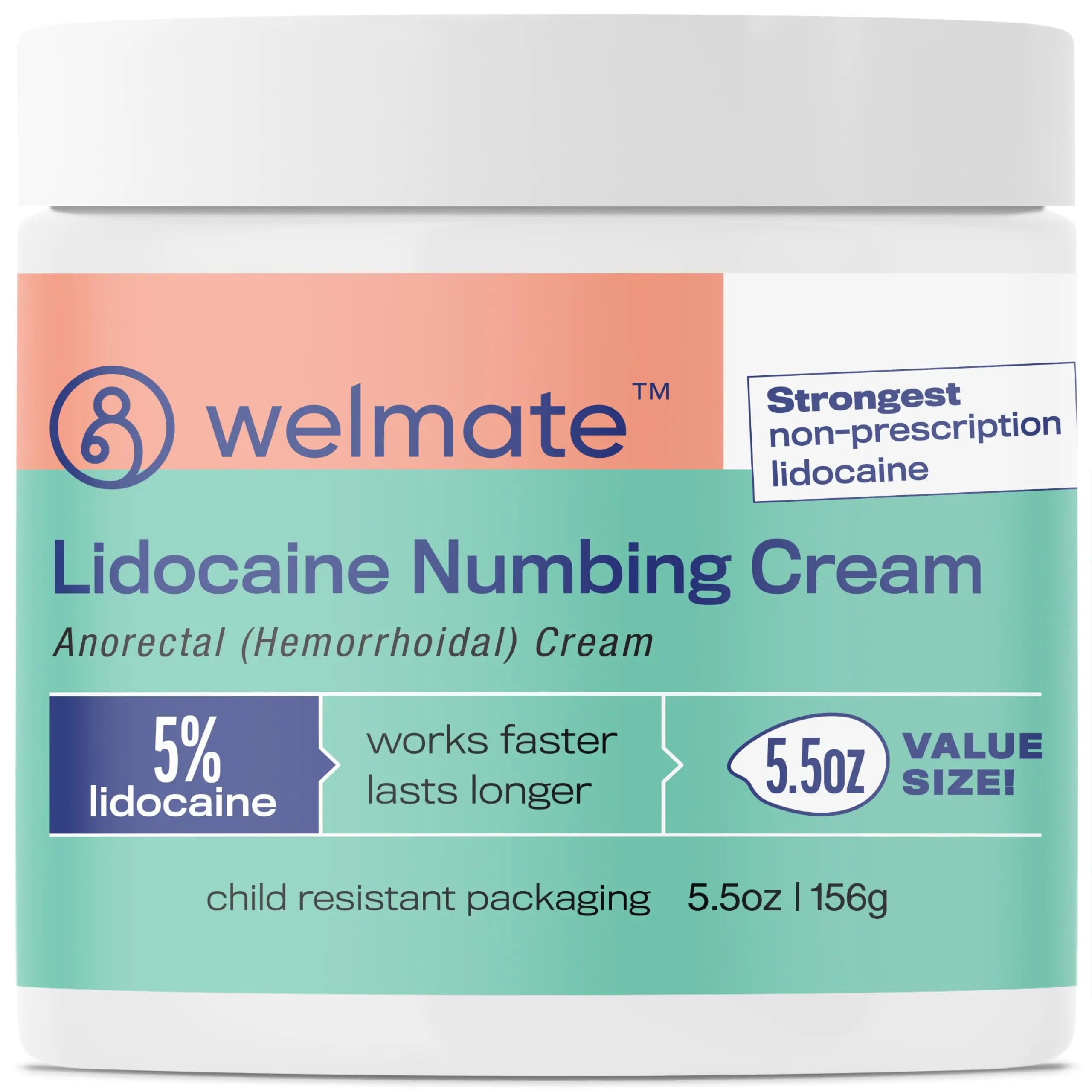 WELMATE 5% Lidocaine Hemorrhoid Relief Cream, Maximum Strength Anorectal Cream, 5.5 oz WELMATE buy supplements canada