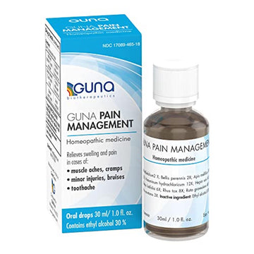 Guna Pain Management Relieves Muscle Pain, Muscle Soreness, Joint Pain, Swelling from Injuries & Bruises - 1 Ounce GUNA buy supplements canada