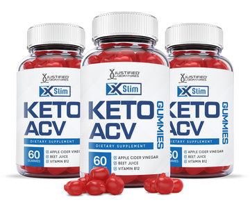 Justified Laboratories (3 Pack X Slim Keto ACV Gummies 1000MG Xslim Vegan Non GMO Justified Laboratories buy supplements canada