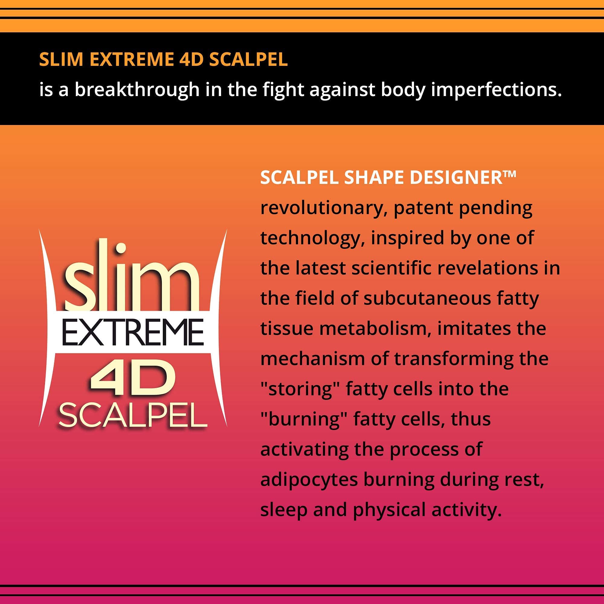 Slim Extreme 4D Scalpel Super Concentrated Serum Reducing Fatty Tissue Eveline Cosmetics buy supplements canada