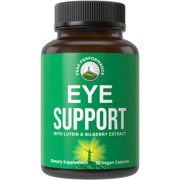 Peak Performance Eye Vitamins - Macular Support Supplement with Lutein, Zeaxanthin, Astaxanthin, Carotenoids, Bilberry Extract. Capsules for Aging Eyes, Computer, Smartphone Users. Avoid Degeneration Peak Performance buy supplements canada
