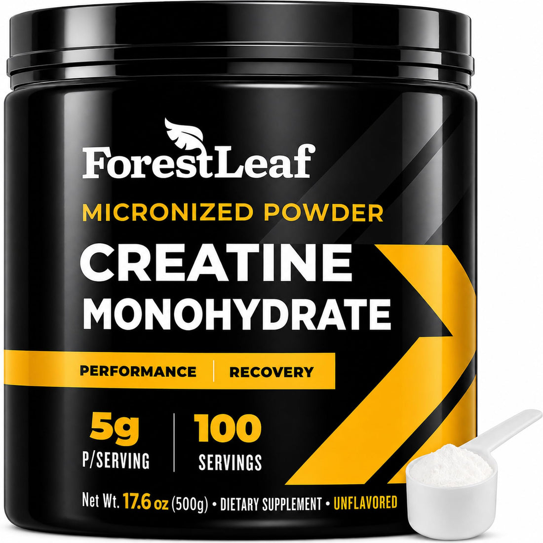 ForestLeaf Micronized Creatine Monohydrate Powder - Maximize Muscle Growth & Strength - Unflavored Creatine for Women and Men ForestLeaf buy supplements canada
