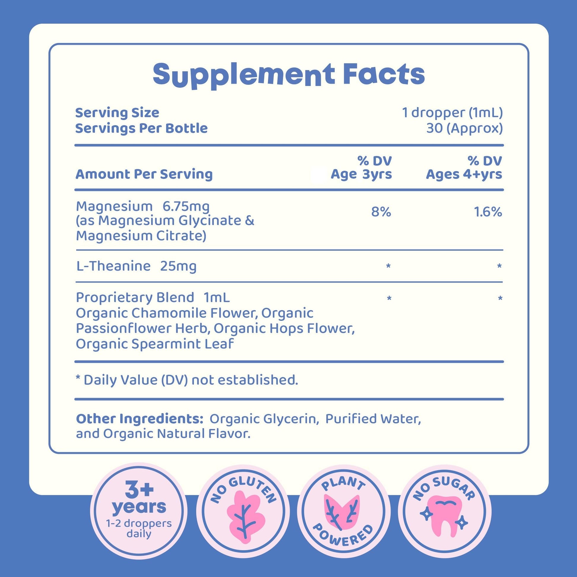 JoySpring Calmify Magnesium Glycinate for Kids | Liquid Magnesium with L-Theanine Supplement | Chamomile Extract & Passion Flower Extract JoySpring buy supplements canada