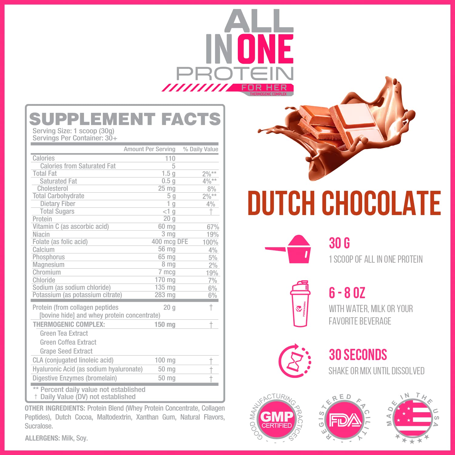 Forzagen Protein Powder for Women - Protein Shake With Collagen Powder for Women Forzagen buy supplements canada