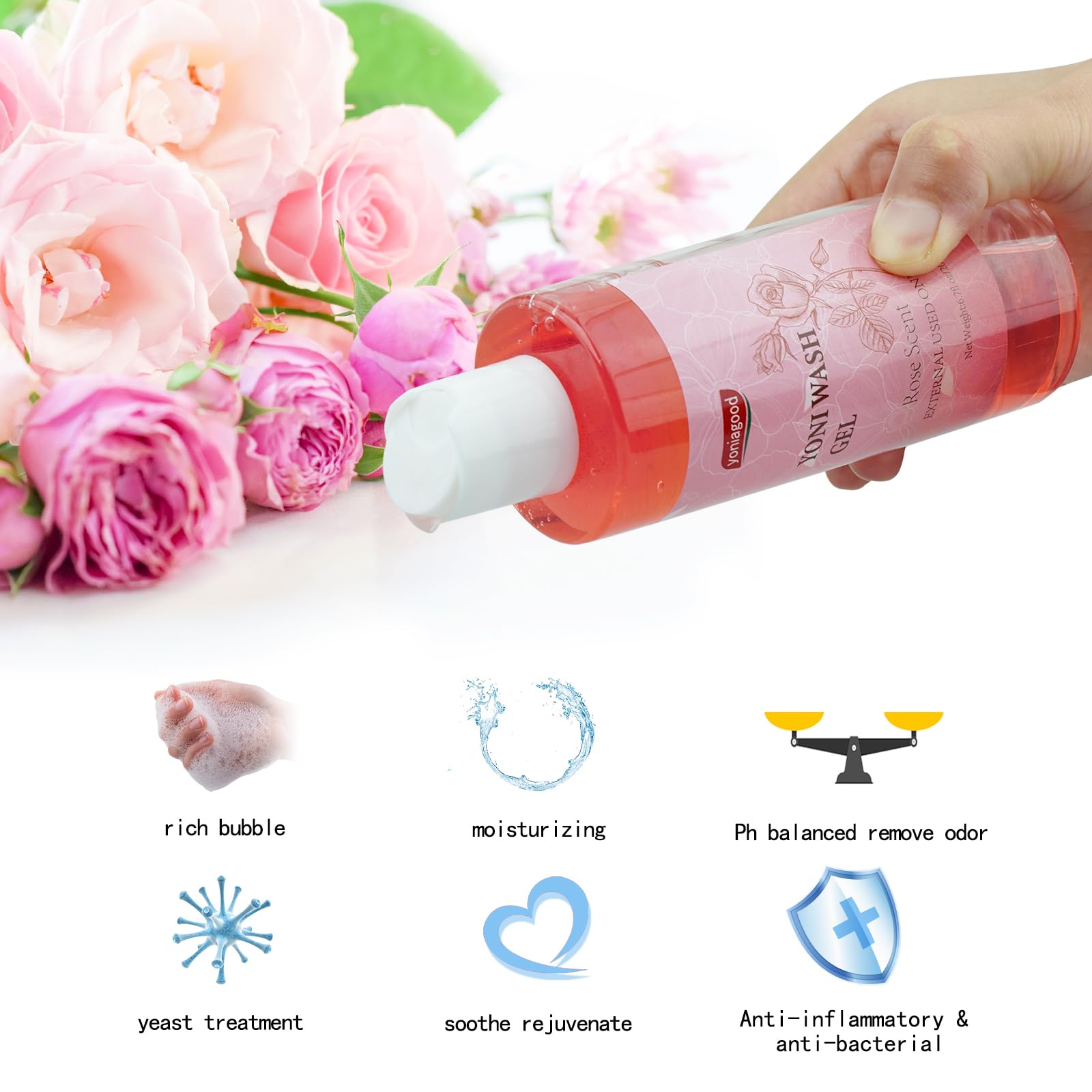 4 pack Yoni Wash Yoni Essential Oil Soap for Women Set, 2 * 30ml Feminine Oil, 6.7 fl.oz Feminine Wash yoniagood buy supplements canada