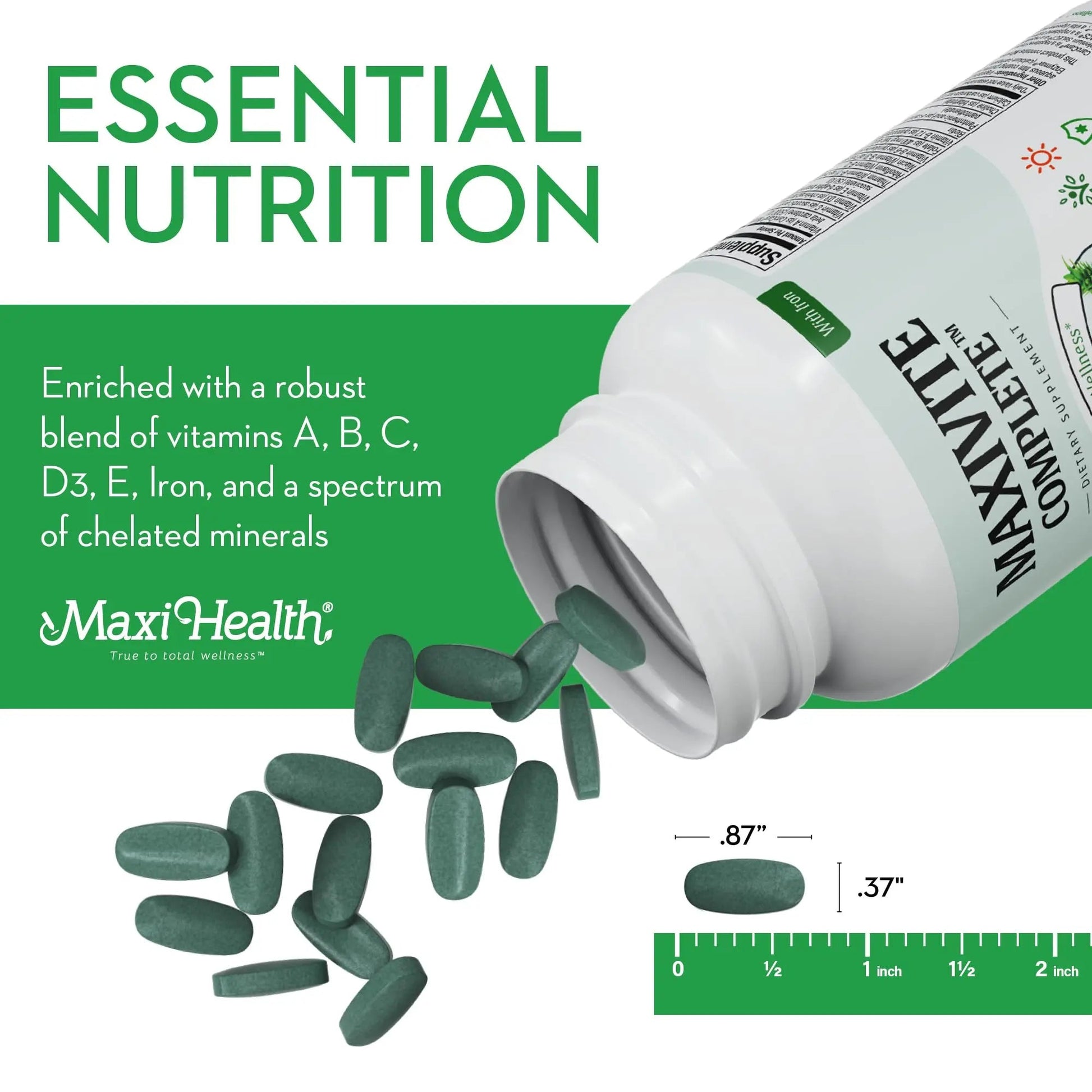 Maxi Health Complete Once Daily Vitamins for Men & Women - Multivitamin for Women & Men Maxi Health buy supplements canada