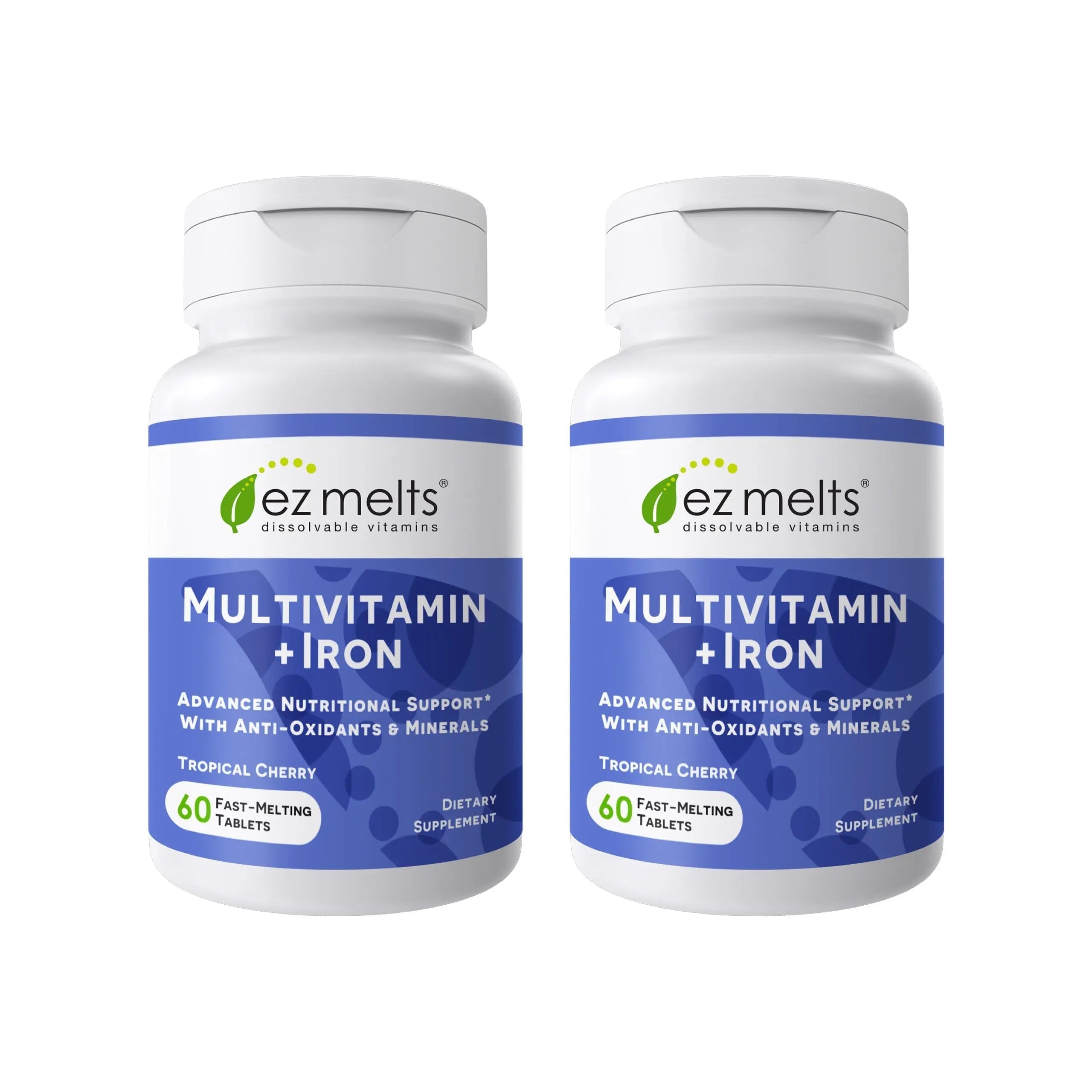 EZ Melts Multivitamin + Iron - Daily Multivitamin for Women & Men - Supports Healthy Energy Levels & Antioxidant Protection EZ Melts buy supplements canada