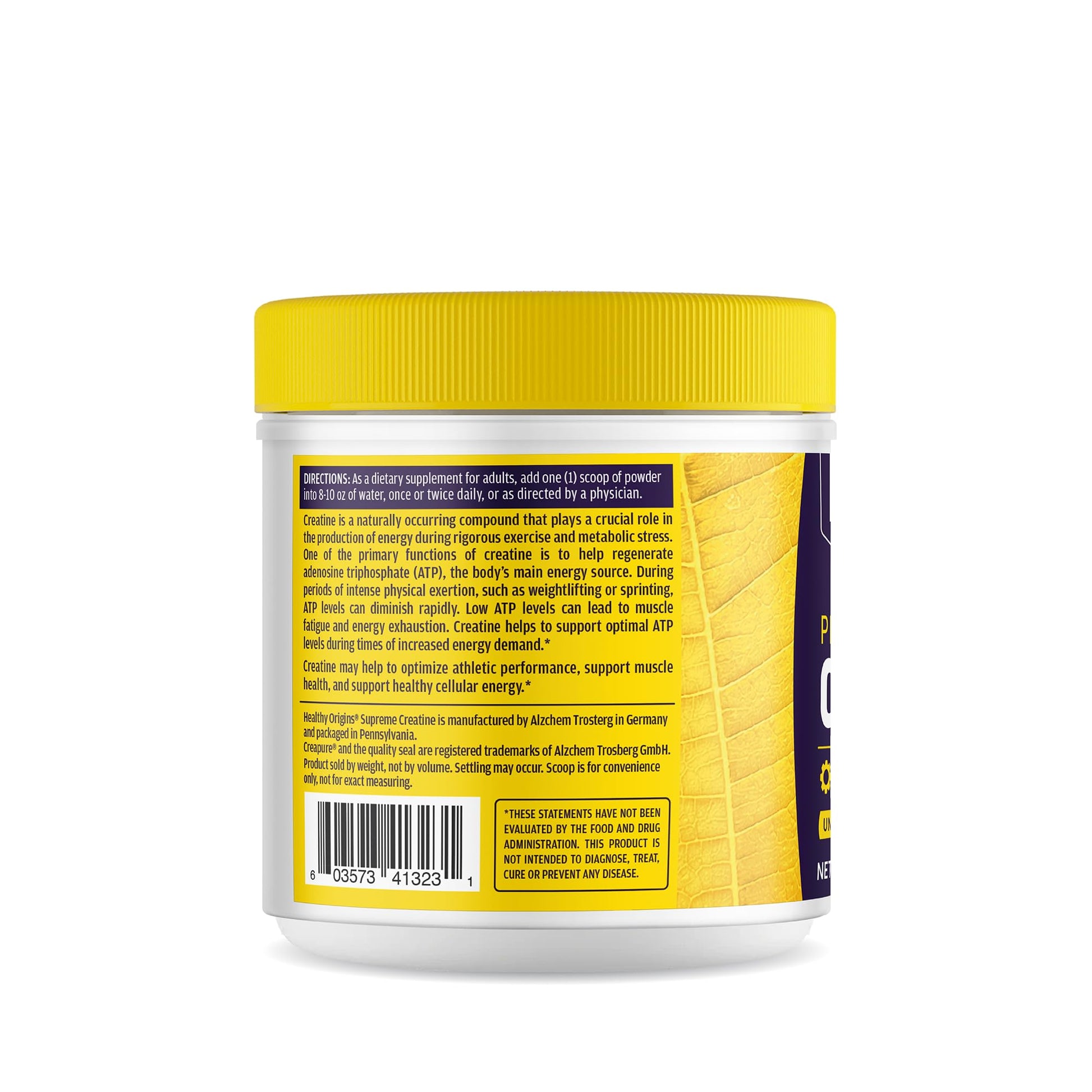 Healthy Origins® Performance Creatine with Creapure®, Unflavored Micronized Powder, Supports Muscle Function, Energy & Recovery, 21.2oz (600g), 120 Servings Healthy Origins buy supplements canada