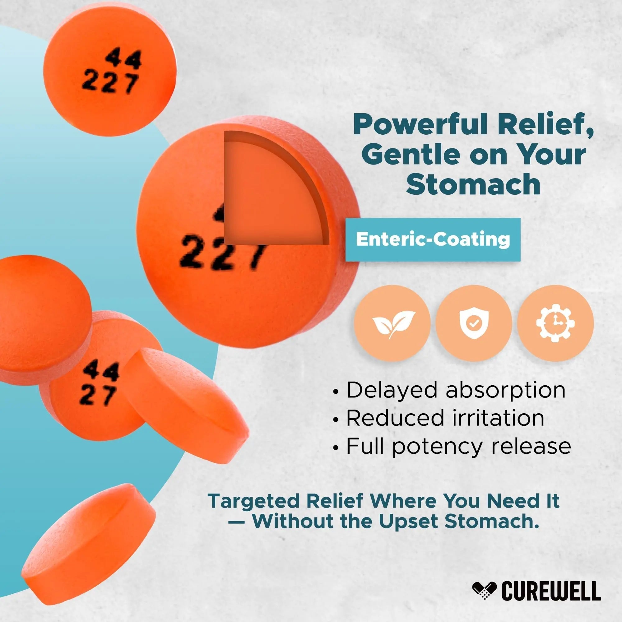 CUREWELL Enteric Coated Aspirin Tablets 325mg (1000 Count) NSAID Pain Reliever & Fever Reducer Coated Aspirin for Adults - Regular Strength for Headache Arthritis Menstrual & Muscle Pain CUREWELL buy supplements canada