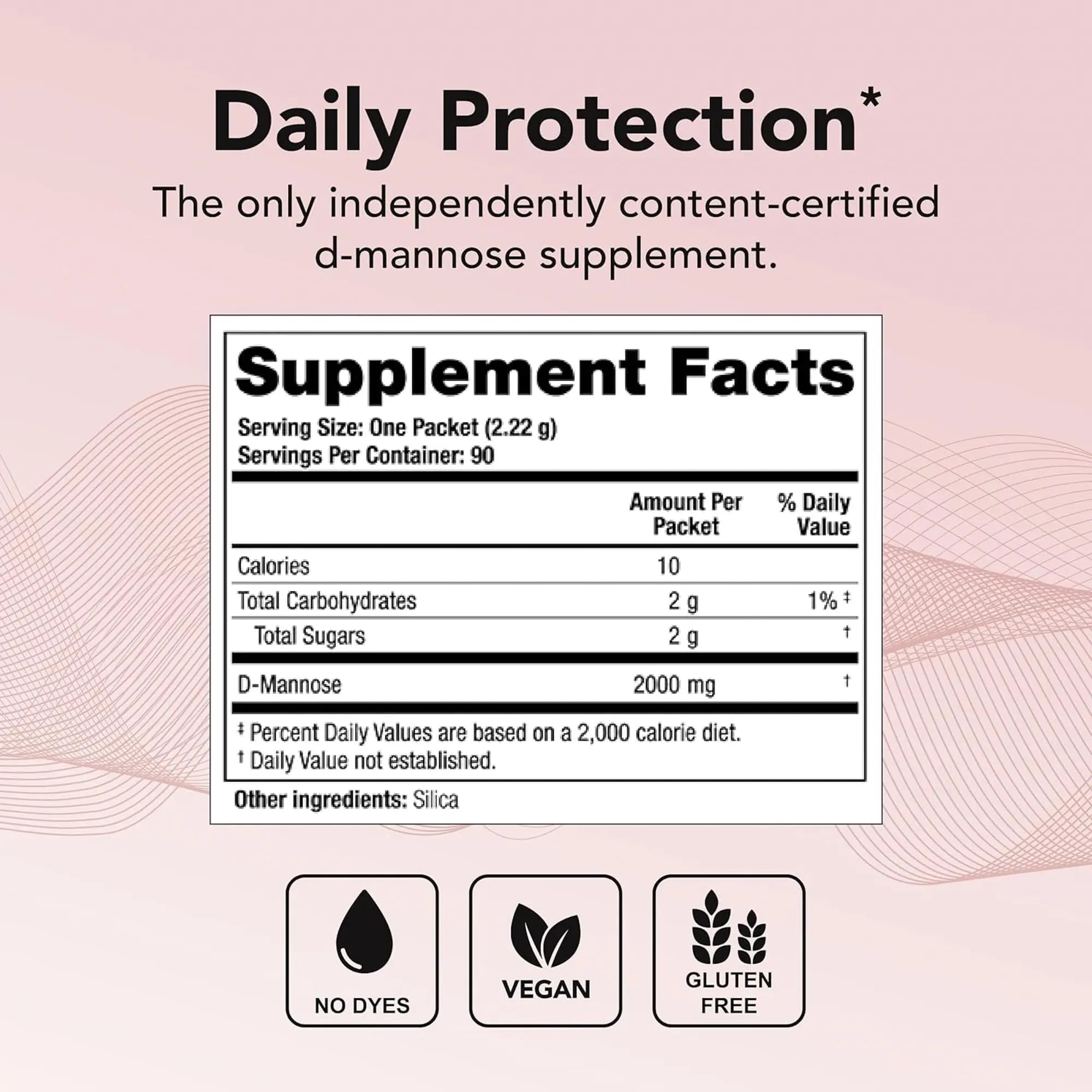 Theralogix Mannose One D-Mannose Powder - 90-Day Supply - Supports Urinary Tract Health with 2,000 mg D-Mannose* - NSF Certified - 90 Packets Theralogix buy supplements canada
