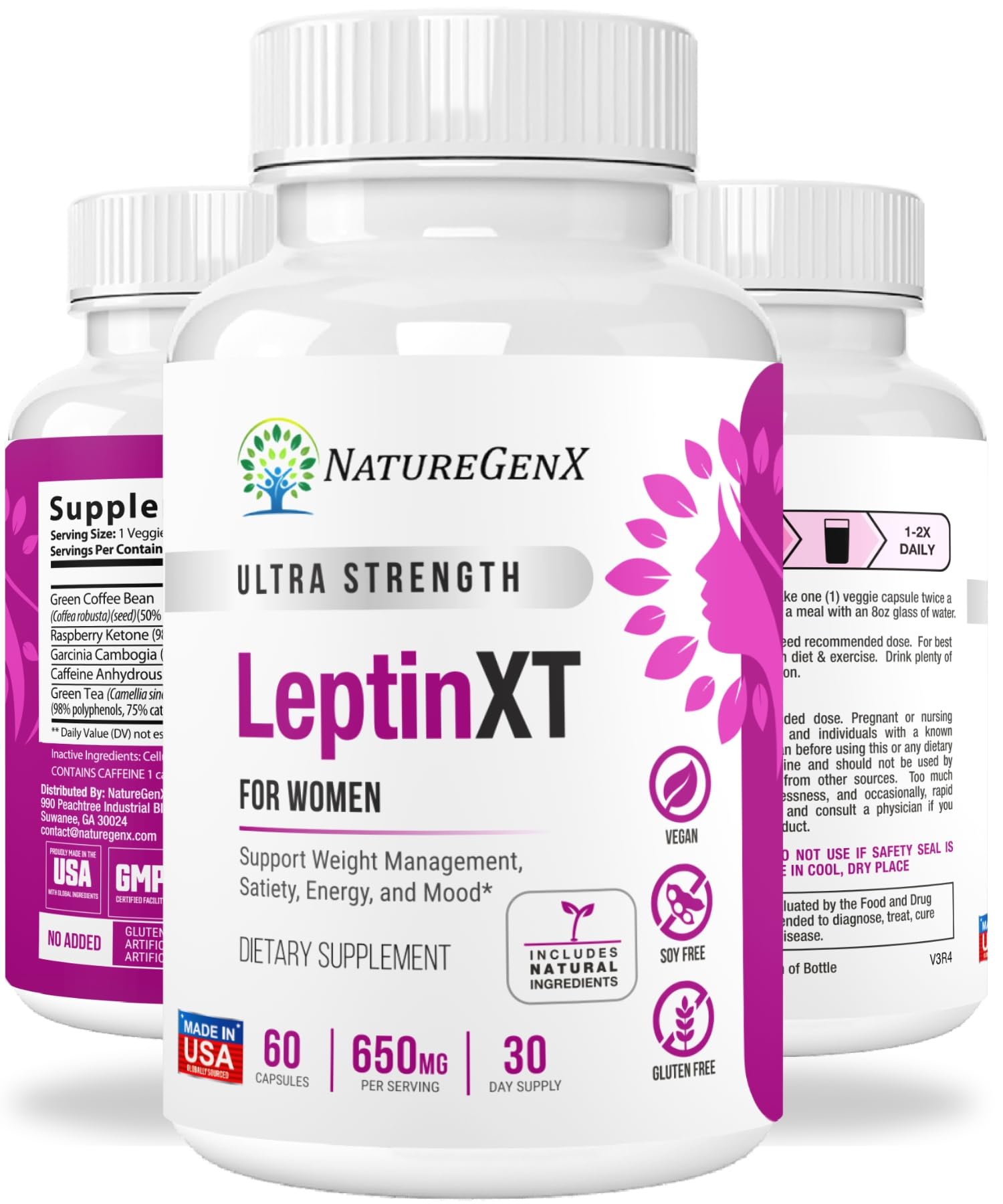 NatureGenX LeptinXT - Leptin Supplements for Weight Loss for Women - Extra Strength NatureGenX buy supplements canada