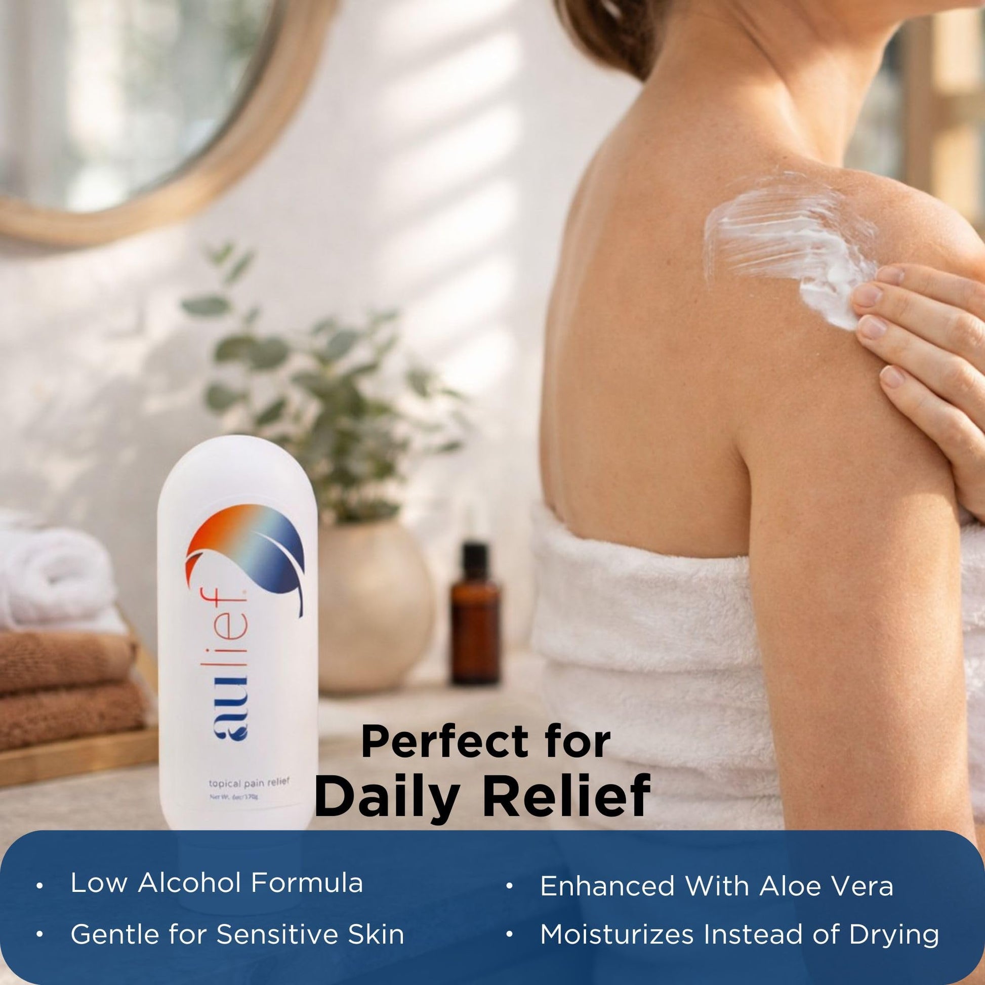 China-Gel Aulief Pain Relief Cream Arthritis & Muscle Rub for Sore Muscles & Joint Pain, Neck, Knee & Back Aches, Premium Mint Green Topical Gel, 4 oz Jar China-Gel buy supplements canada