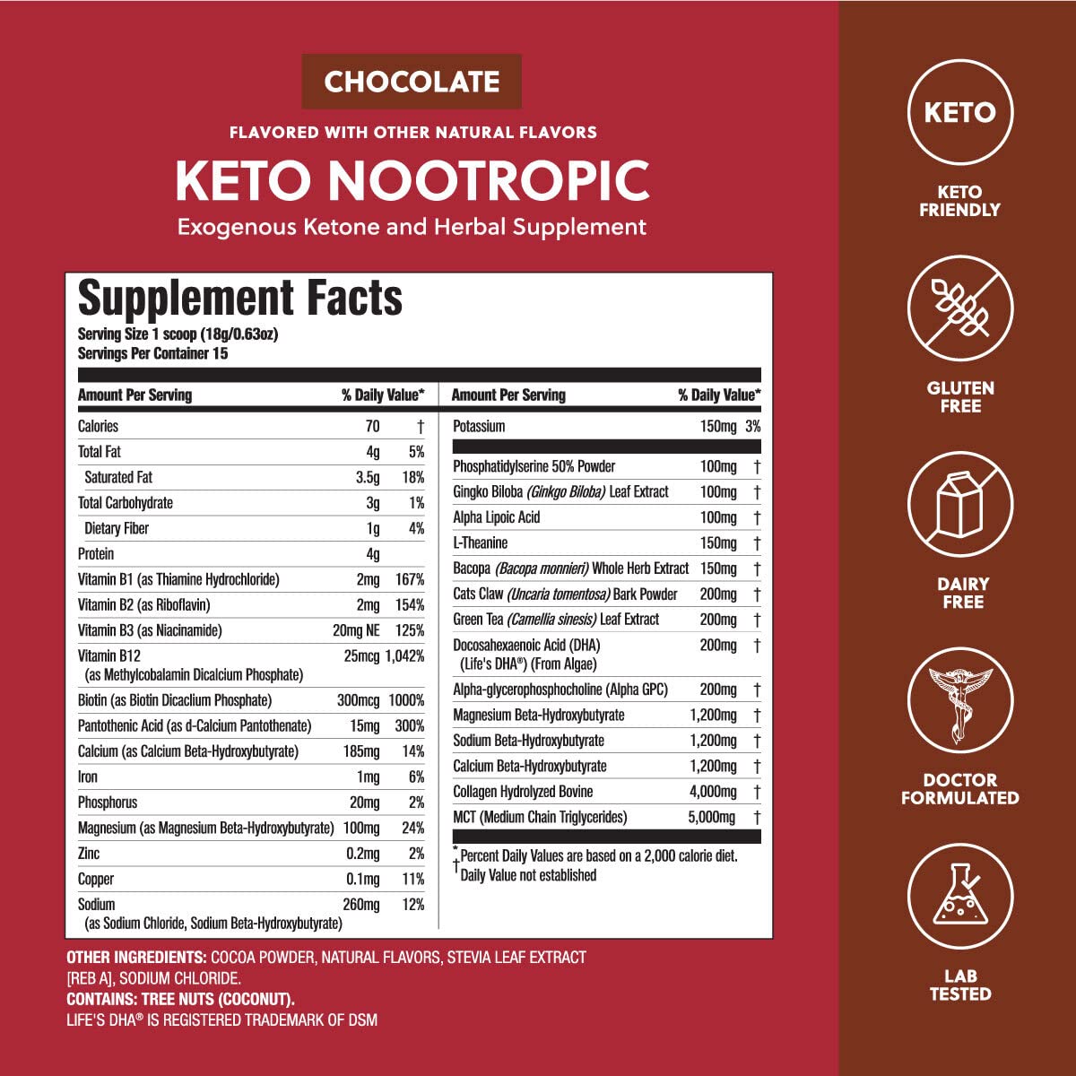 Perfect Keto Nootropic Brain Supplement - Enhance Focus and Energy, Boost Concentrati Perfect Keto buy supplements canada