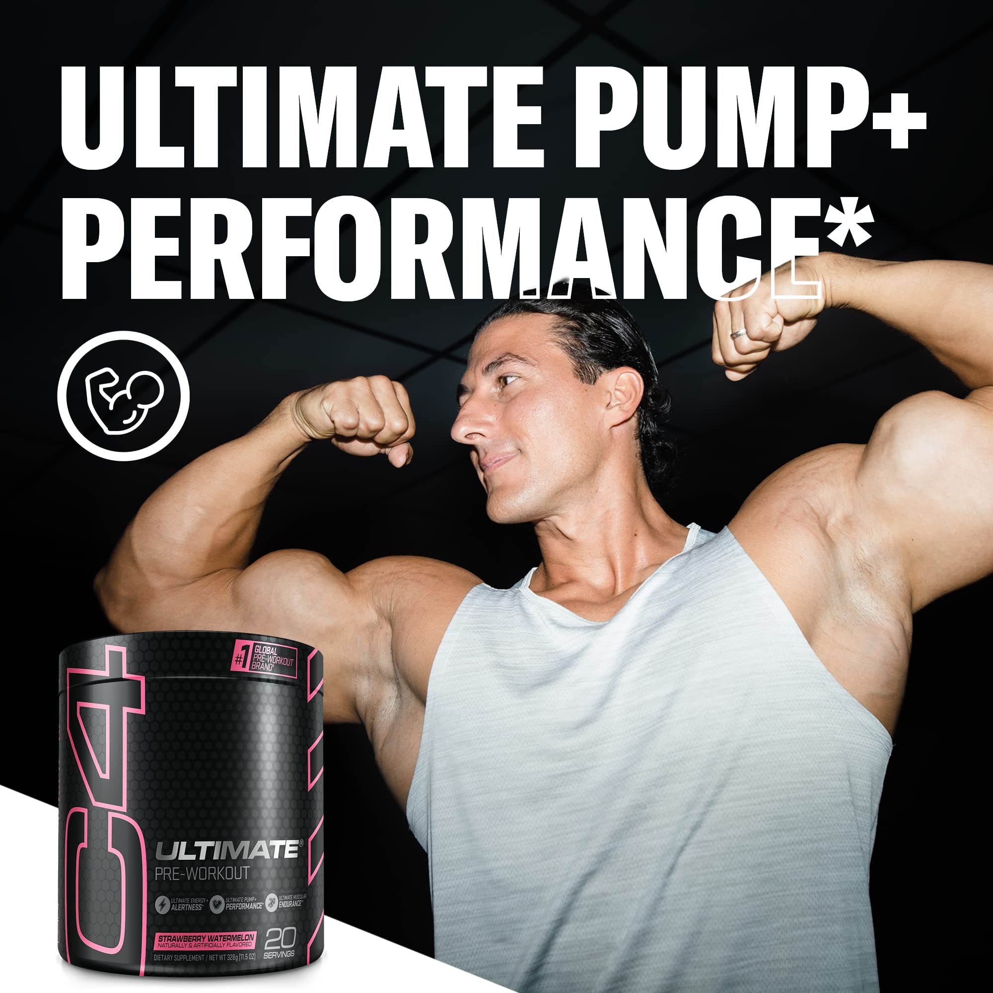 Cellucor C4 Ultimate Pre Workout Powder Strawberry Watermelon - Sugar Free Cellucor buy supplements canada