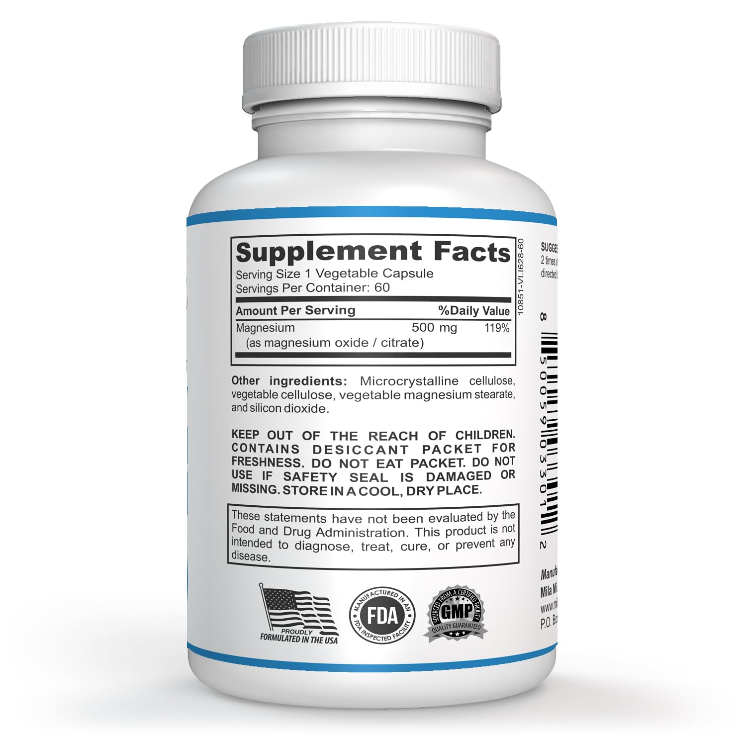 Milamiamor High Potency Magnesium | Whole Body Support | Heart, Nerve and Bone Milamiamor buy supplements canada