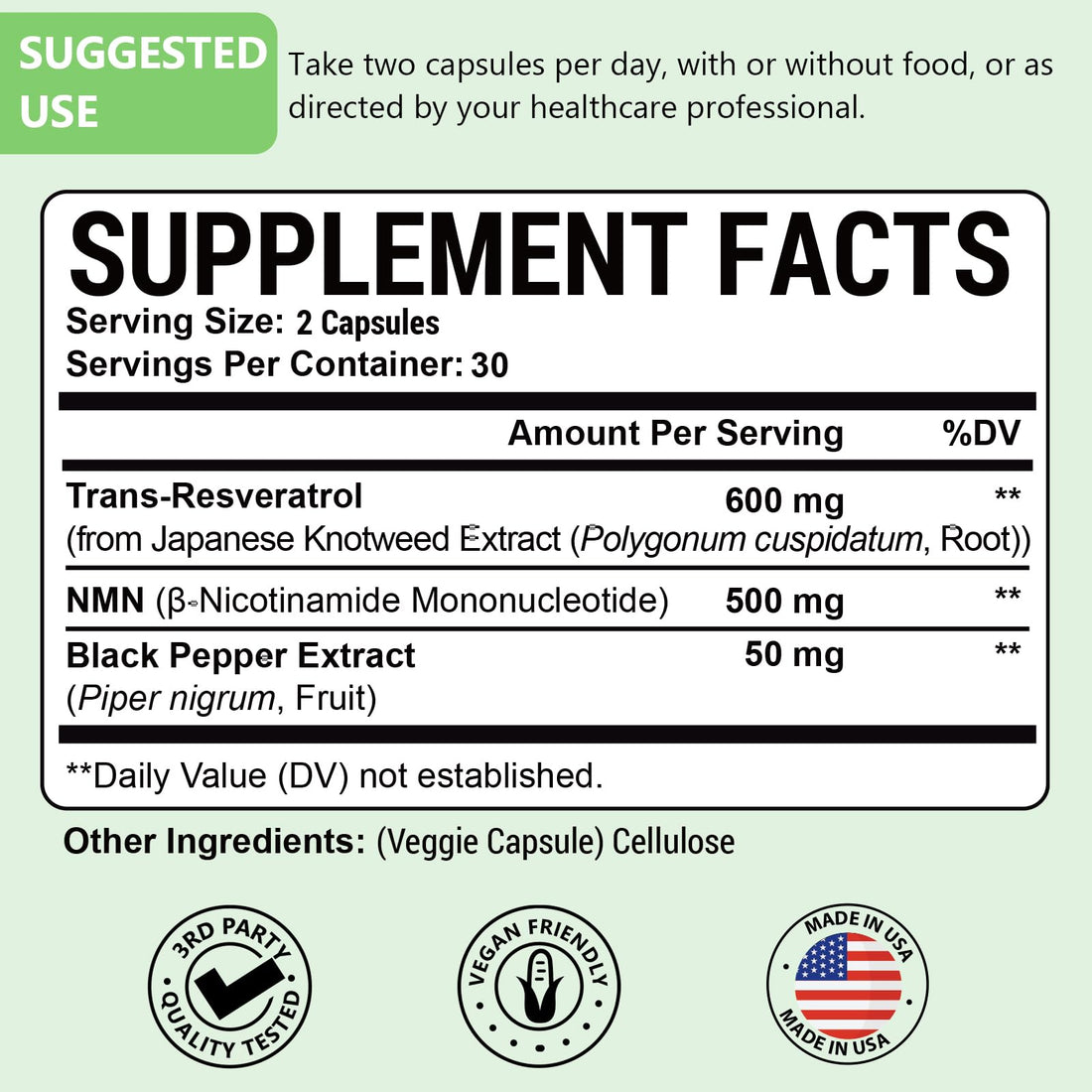 99% Ultra Purity NMN 500mg + Trans-Resveratrol 600mg, 1150mg NMN Resveratrol Supplement, 3-in-1 Advanced Formula for Boost* NAD, Cell, Immune, Energy & Muscle, Healthy Aging, Stabilized Form - 60 Caps Ascuoli buy supplements canada