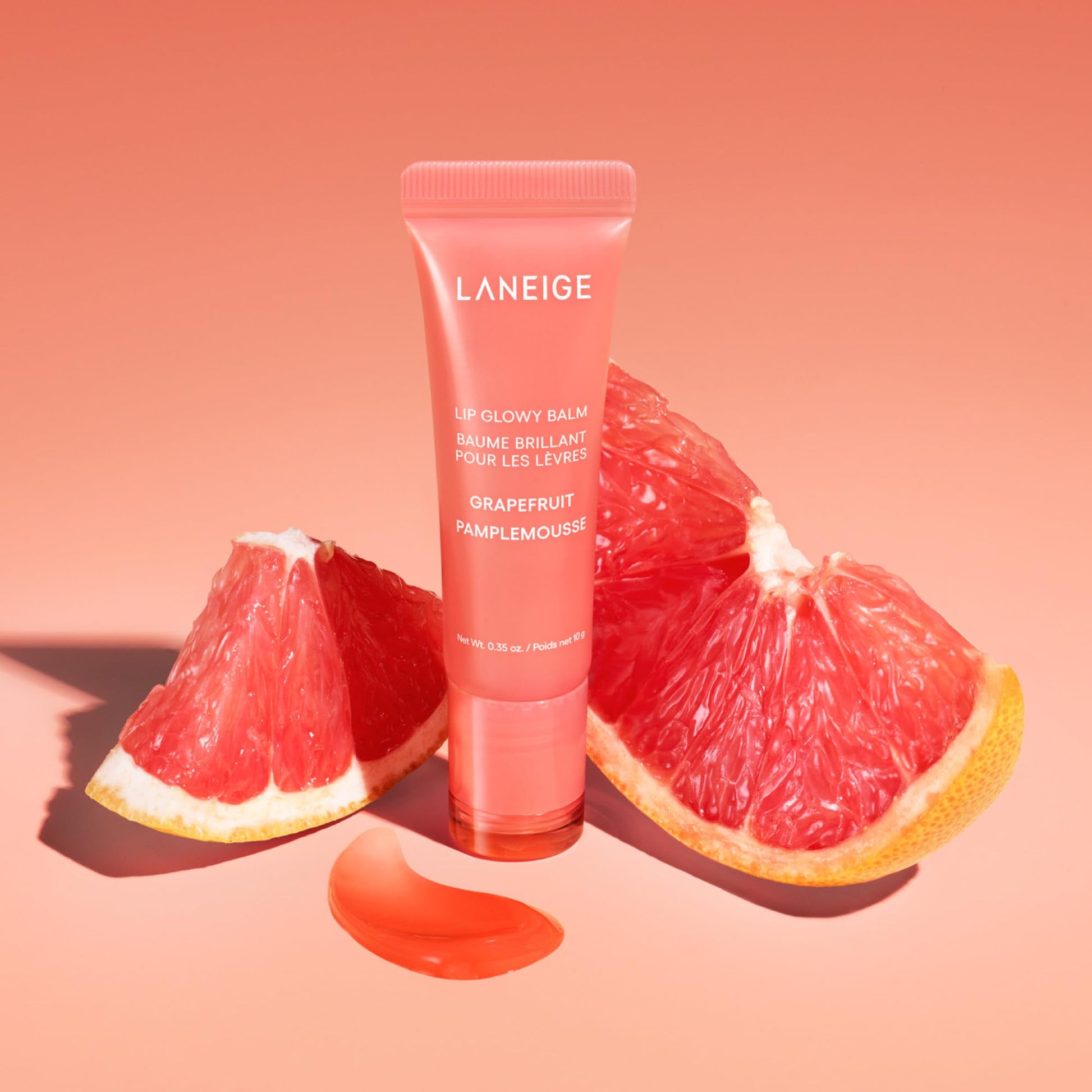 LANEIGE Lip Glowy Balm, Grapefruit: Sheer Tinted Lip Moisturizer with Shea Butter, for Hydrating Shine & Soft Lips LANEIGE buy supplements canada